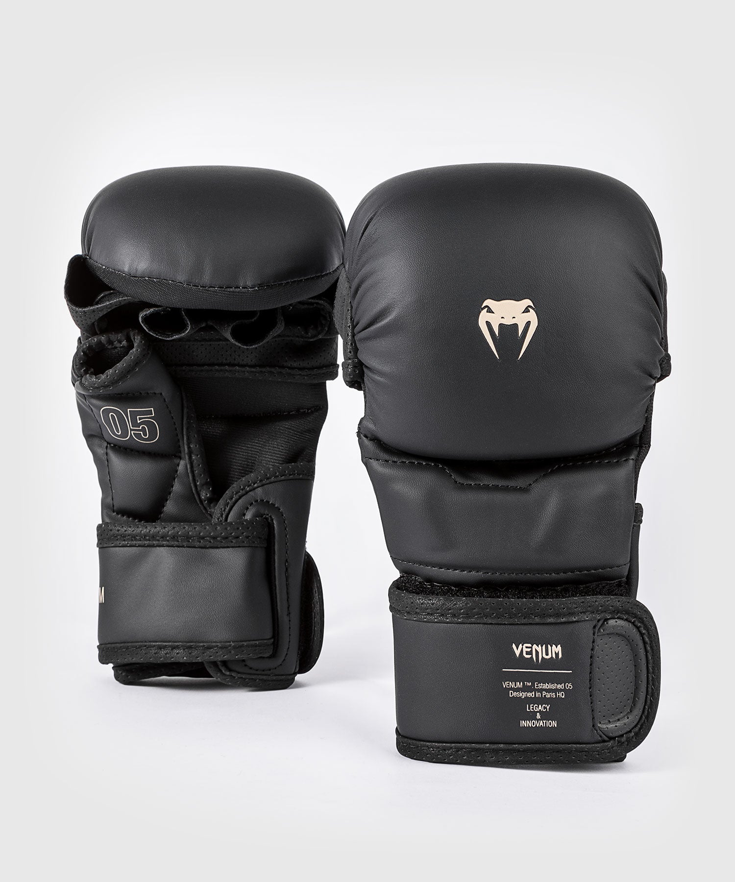 Venum Impact Evo スパーリング用MMAグローブ - ブラック