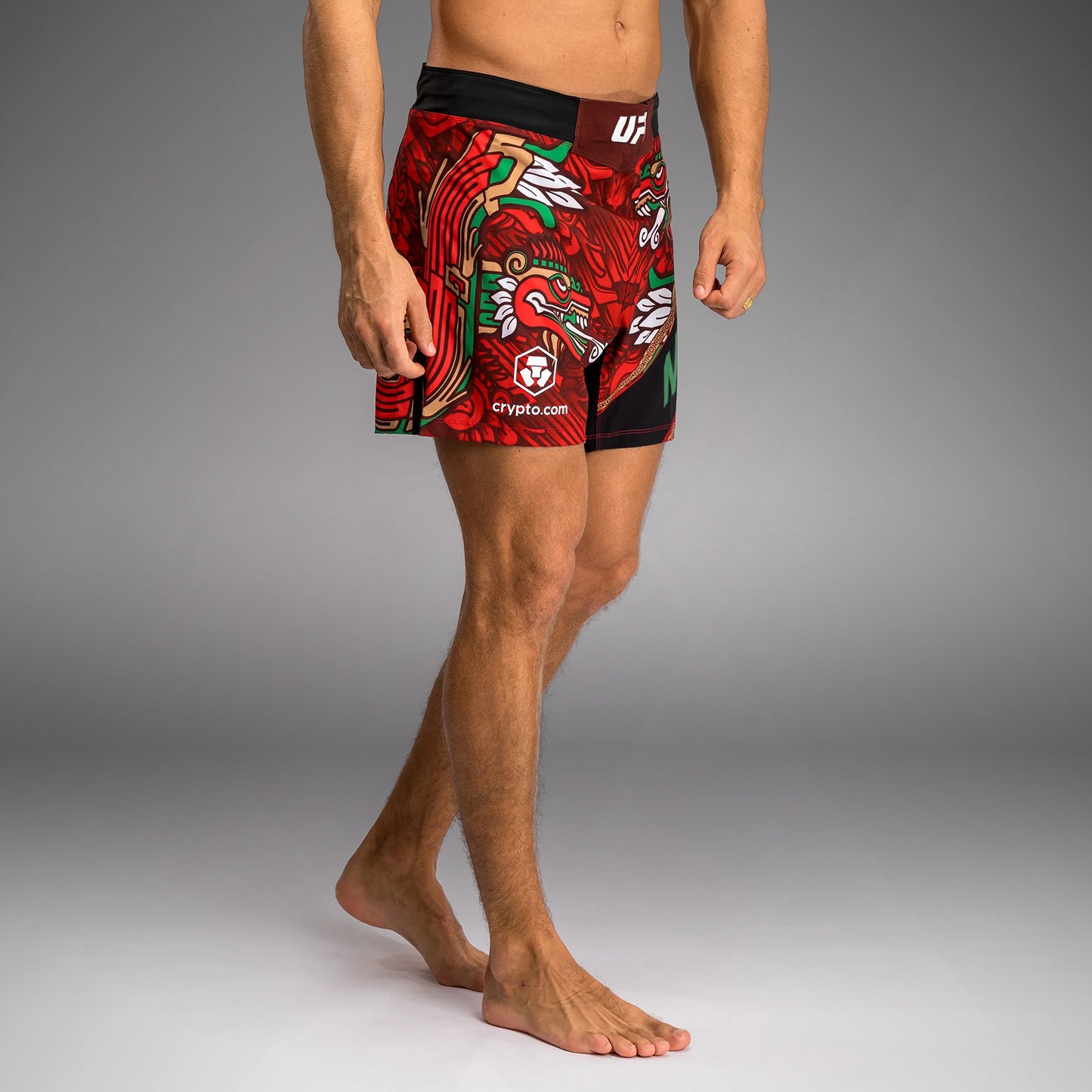 UFC Unrivaled by Venum Brandan Moreno 男性ファイトショーツ - レッド