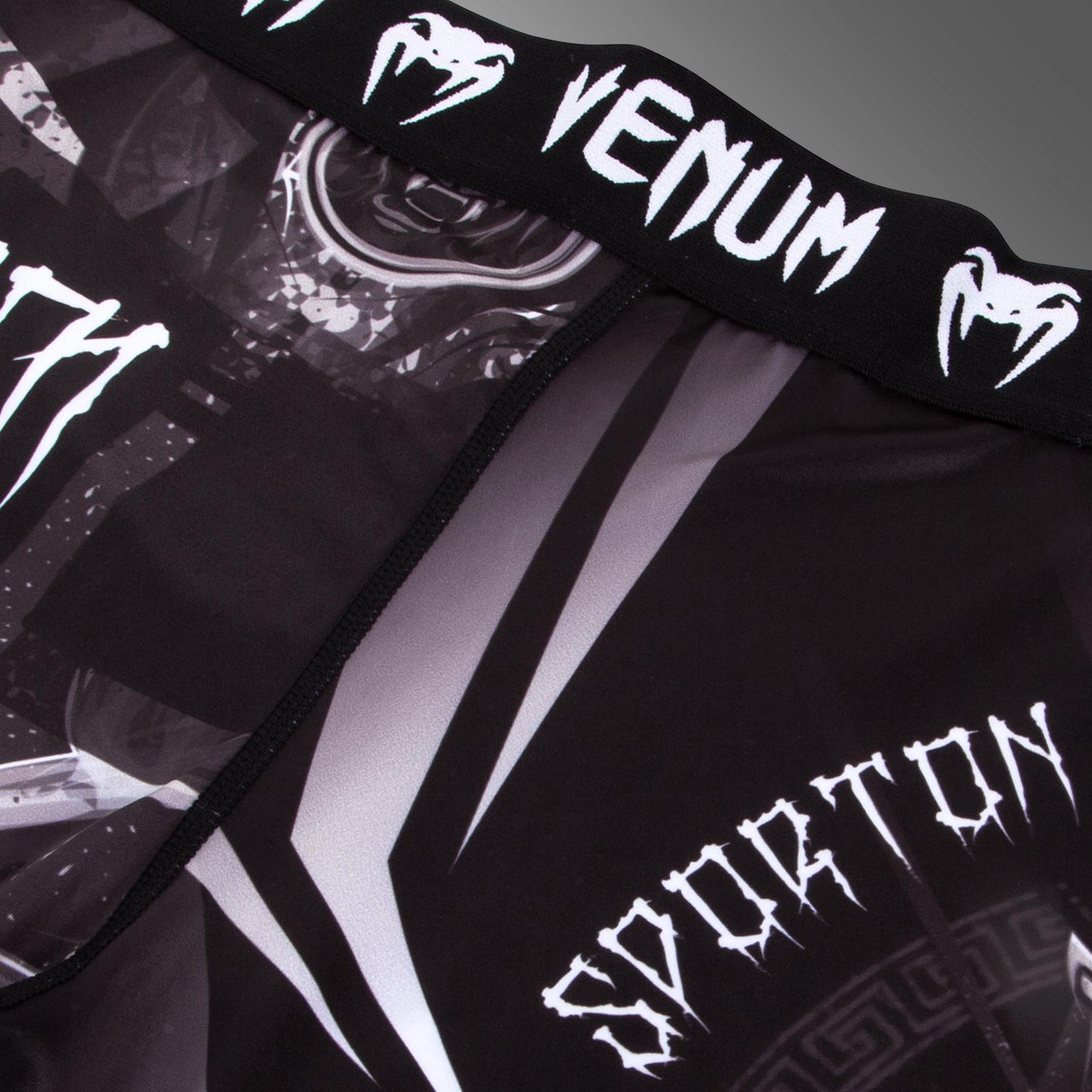 Venum Gladiator 3.0 スパッツ - ブラック/ホワイト