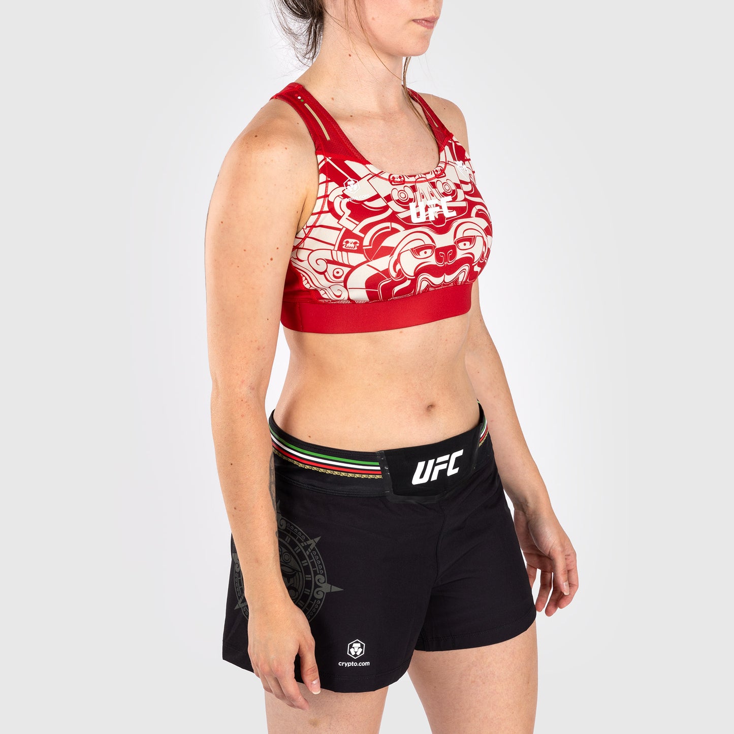 Noche UFC by Venum Authentic Fight Night 女性用スポーツブラ - レッド