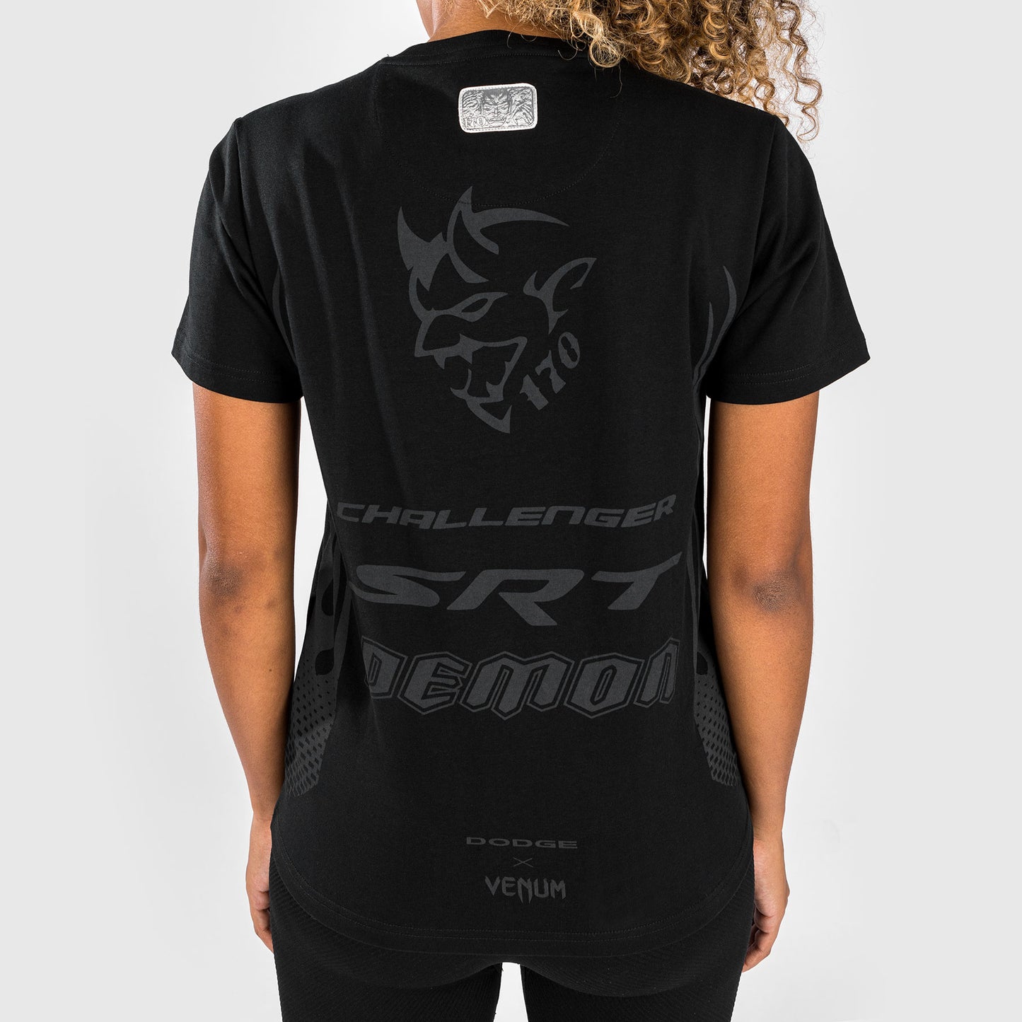 Venum x Dodge Demon 170 女性用Tシャツ - ブラック