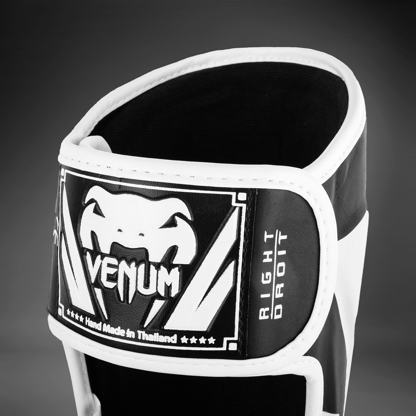 Venum Elite Standup シンガード - ブラック/ホワイト