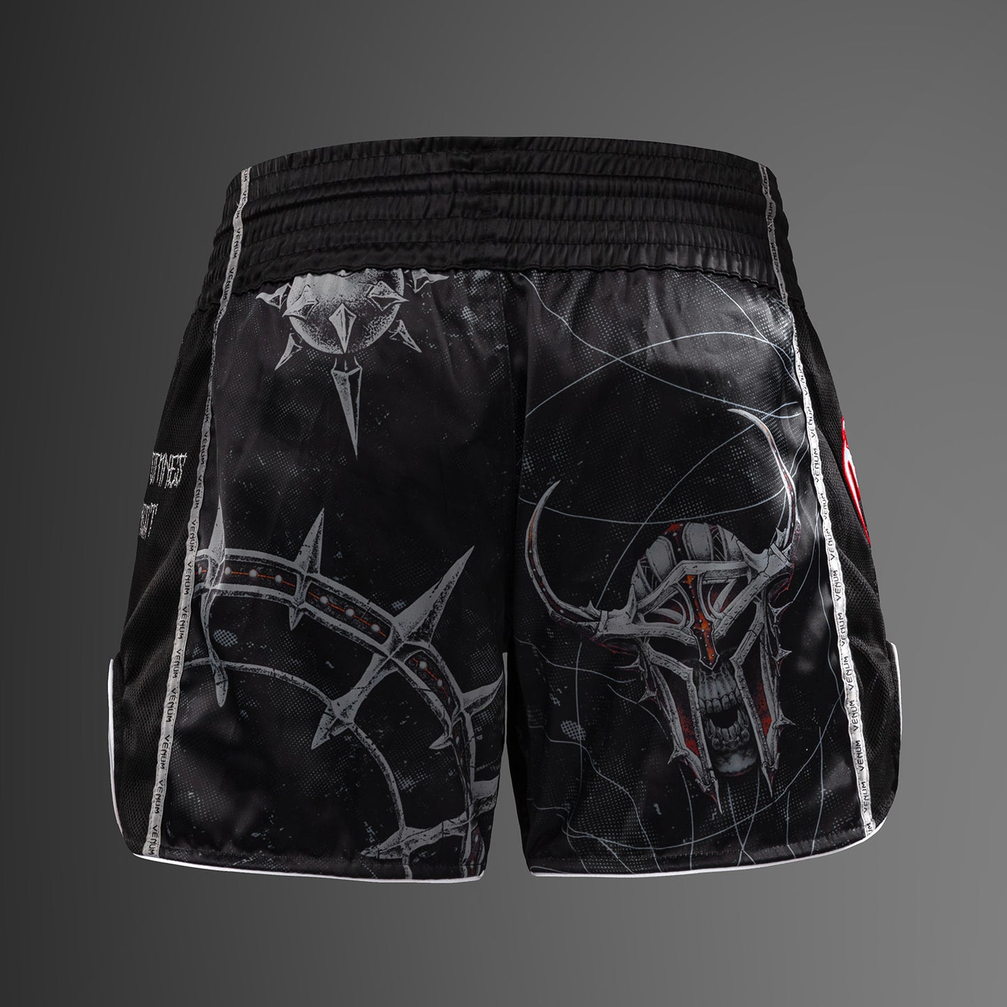 Venum Gladiator 5.0 ムエタイ・ショーツ - ブラック/オレンジ・ネオン