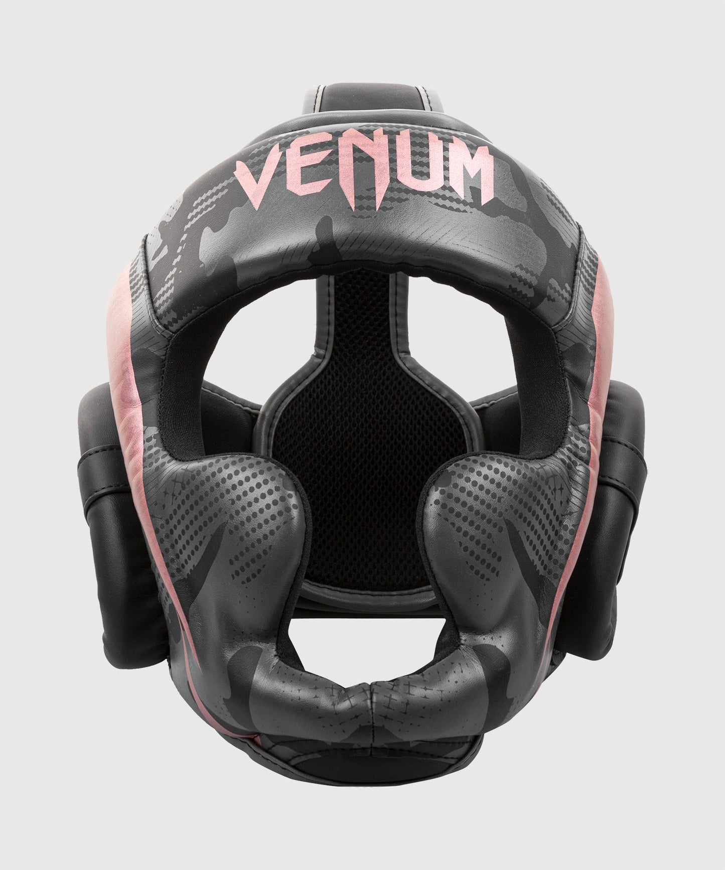 Venum Elite ヘッドギア - ブラック/ピンク・ゴールド