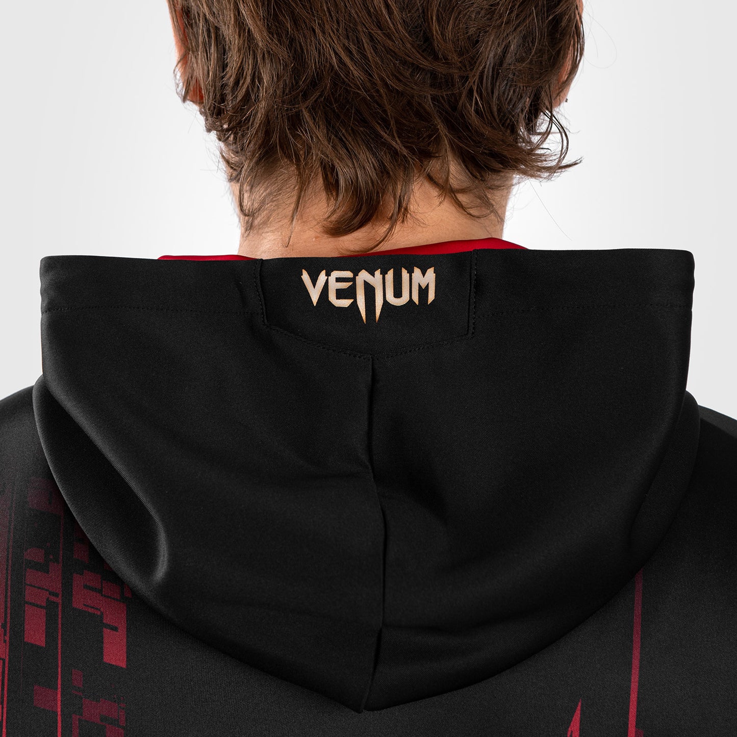 UFC Venum Performance Institute 2.0 メンズ・ジップ・フーディ - ブラック/レッド
