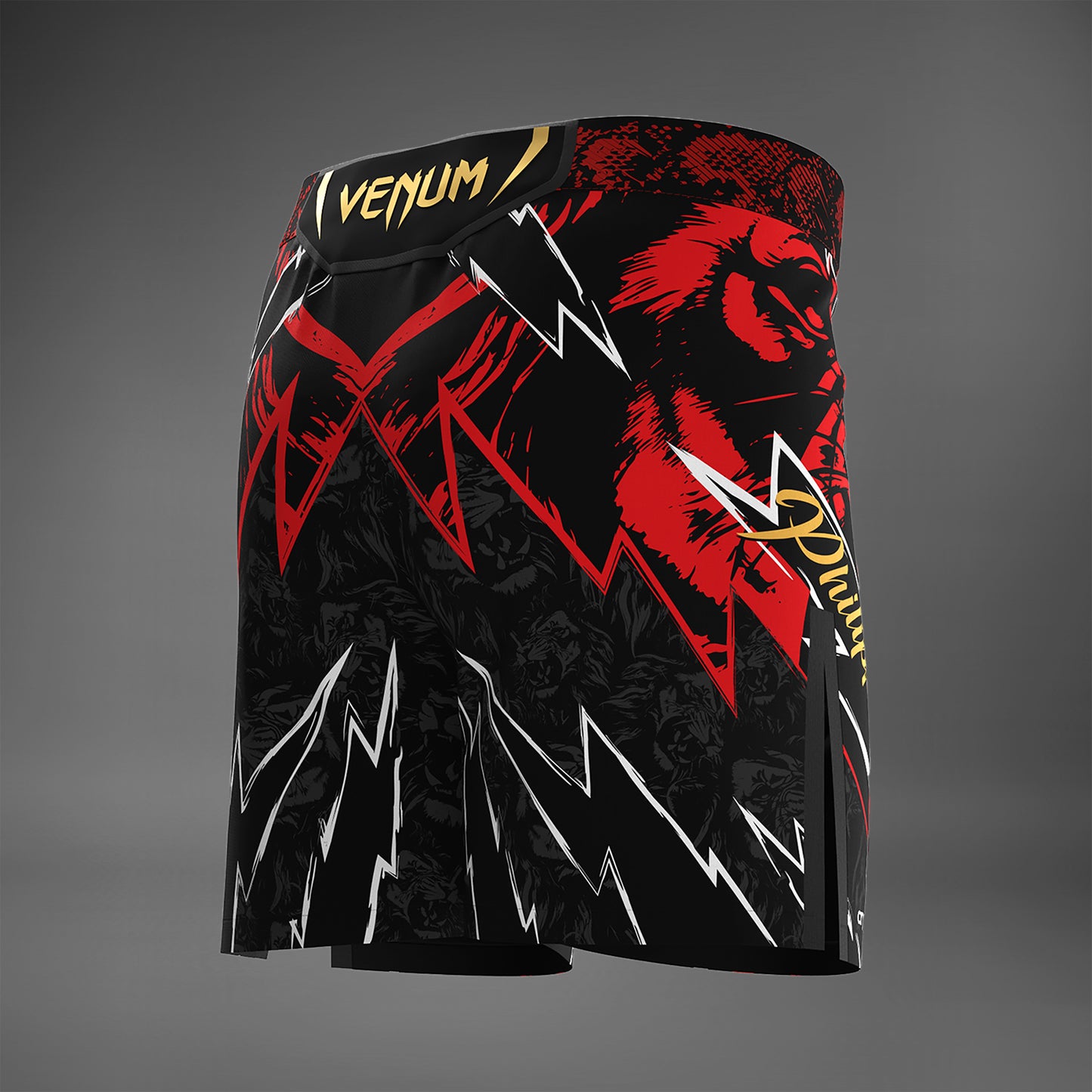 UFC Unrivaled by Venum Jon Jones 男性 ショートフィットファイトショート - レッド