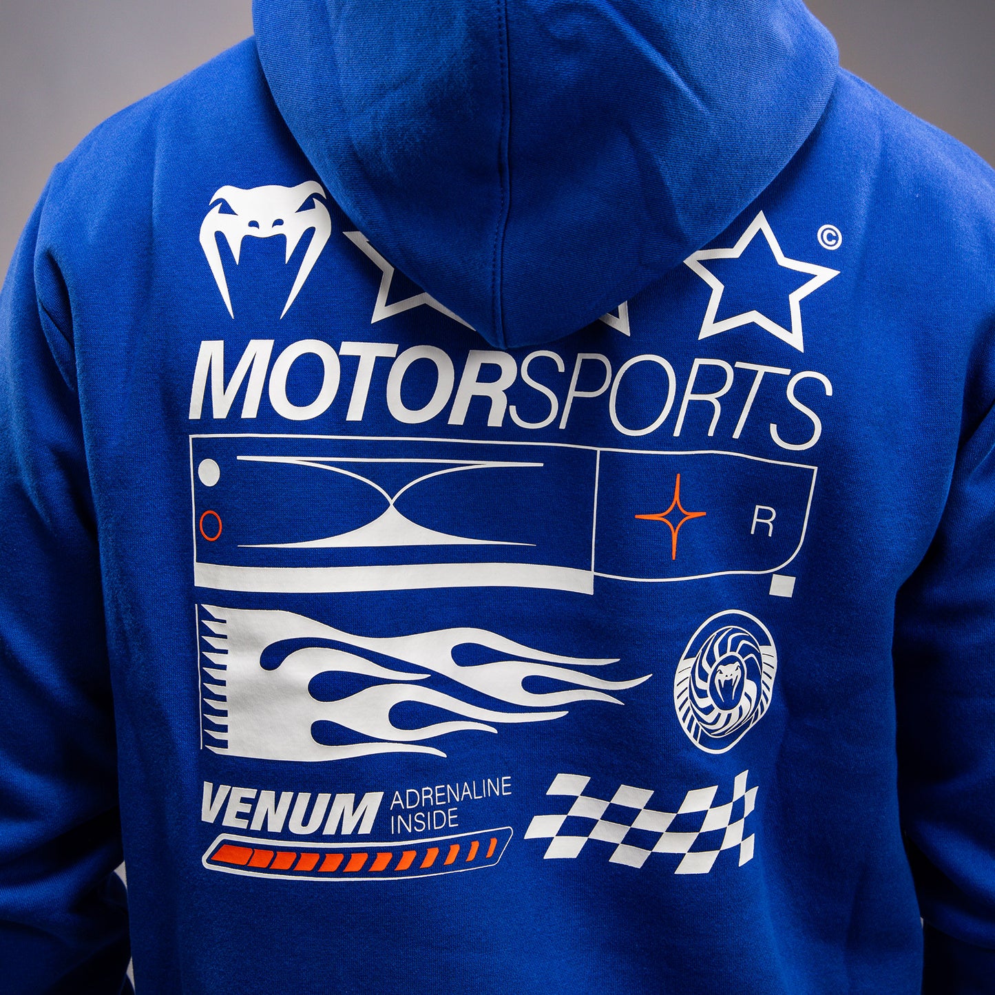 Venum Motorsport - ロイヤルブルー フーディ