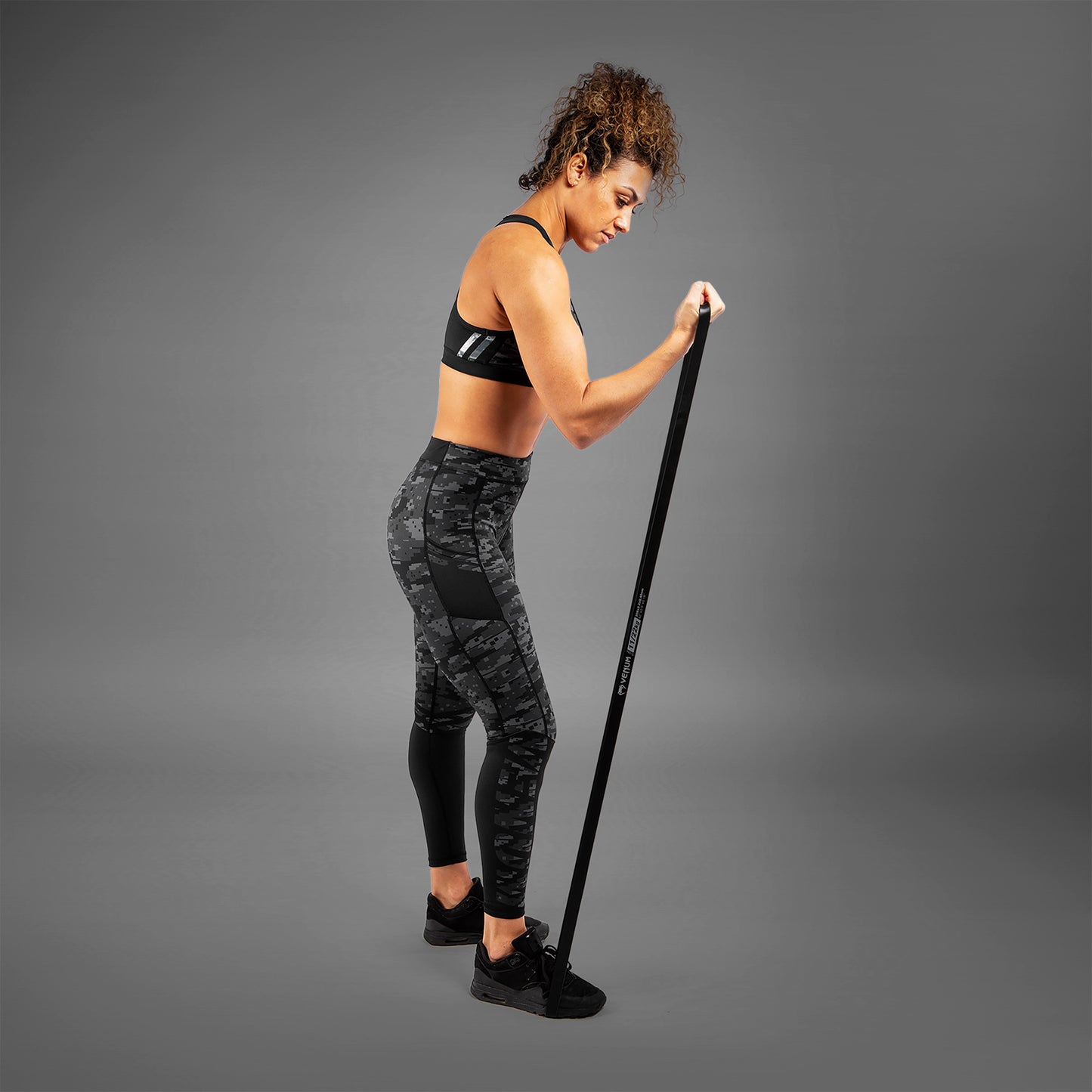 VenumChallengerレジスタンスバンド- ブラック - 25-50lbs
