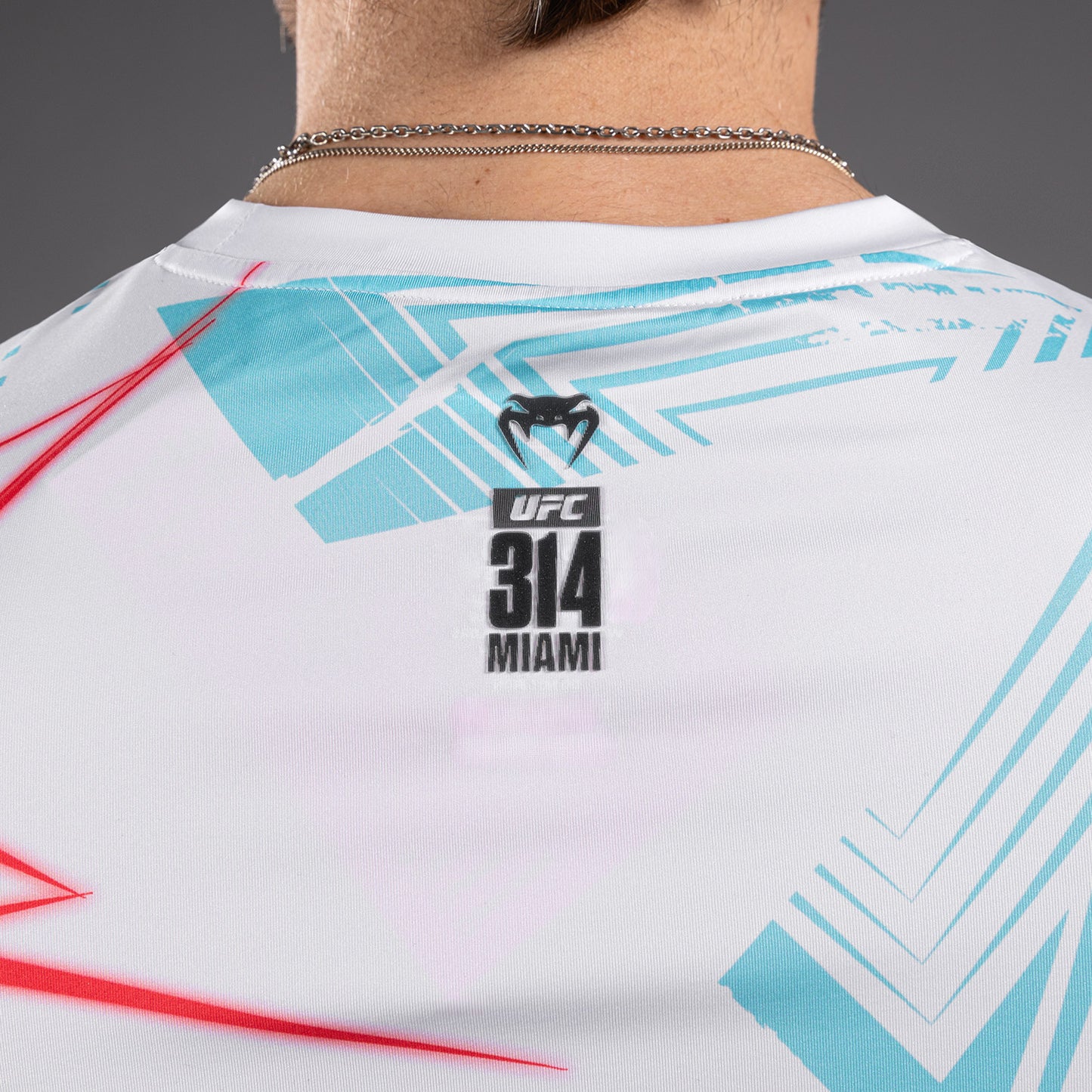 UFC Fusion By Venum Miami Edition Fight Week メンズ ドライテックTシャツ - ホワイト