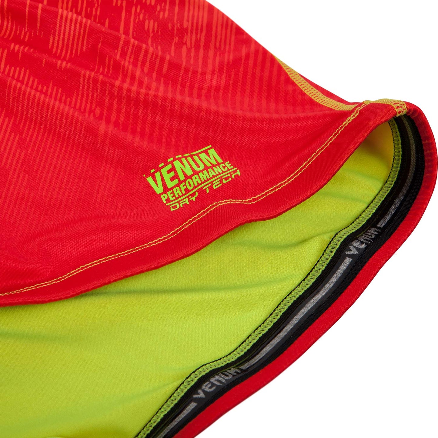 Venum Fusion コンプレッション Tシャツ(長袖) - オレンジ/イエロー