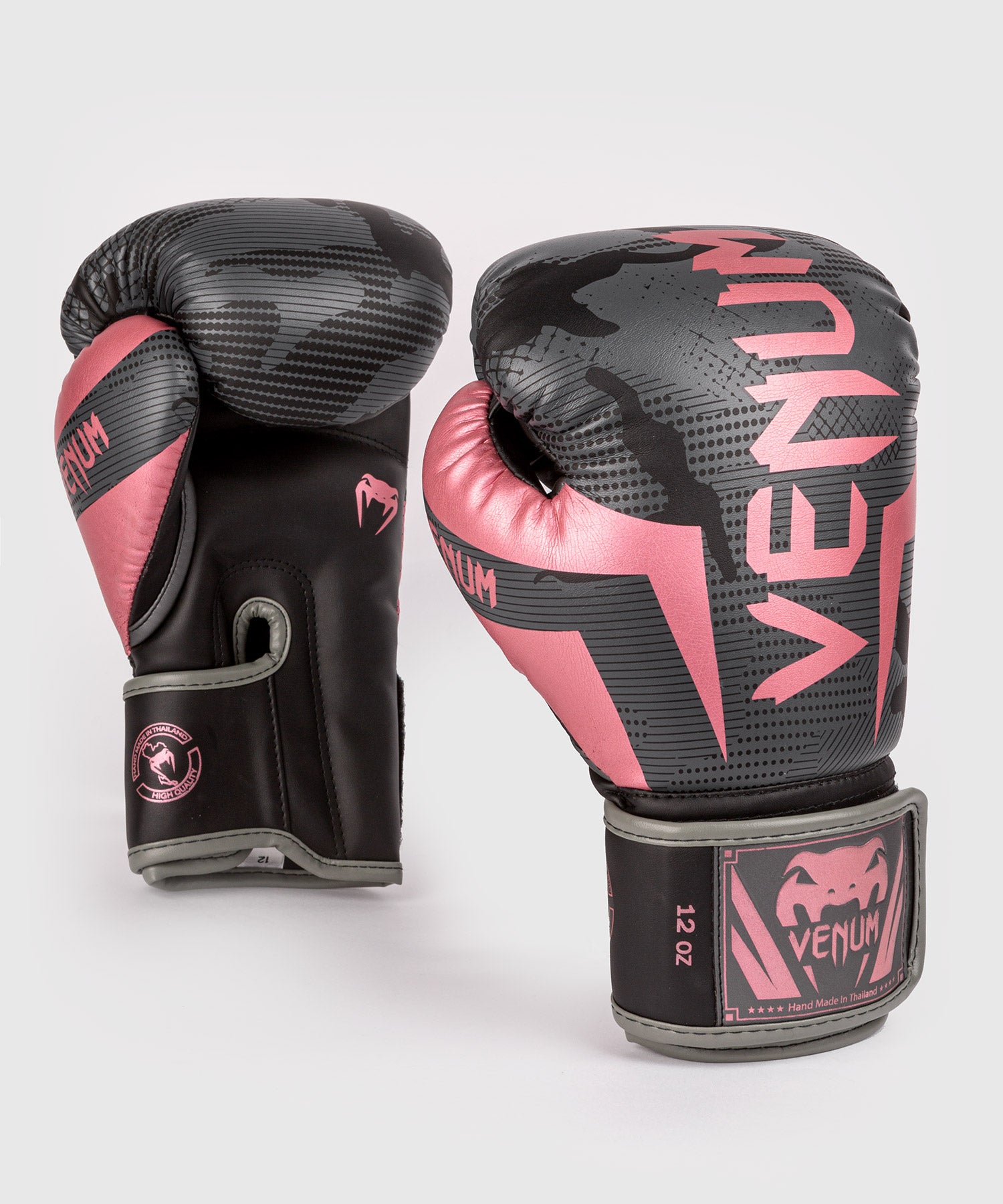 Venum Elite ボクシンググローブ - ブラック/ピンク・ゴールド – Venum 