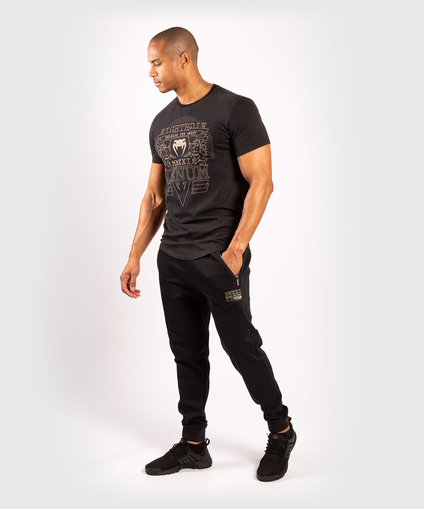 Venum ライオンズ21 Tシャツ - ブラック/サンド