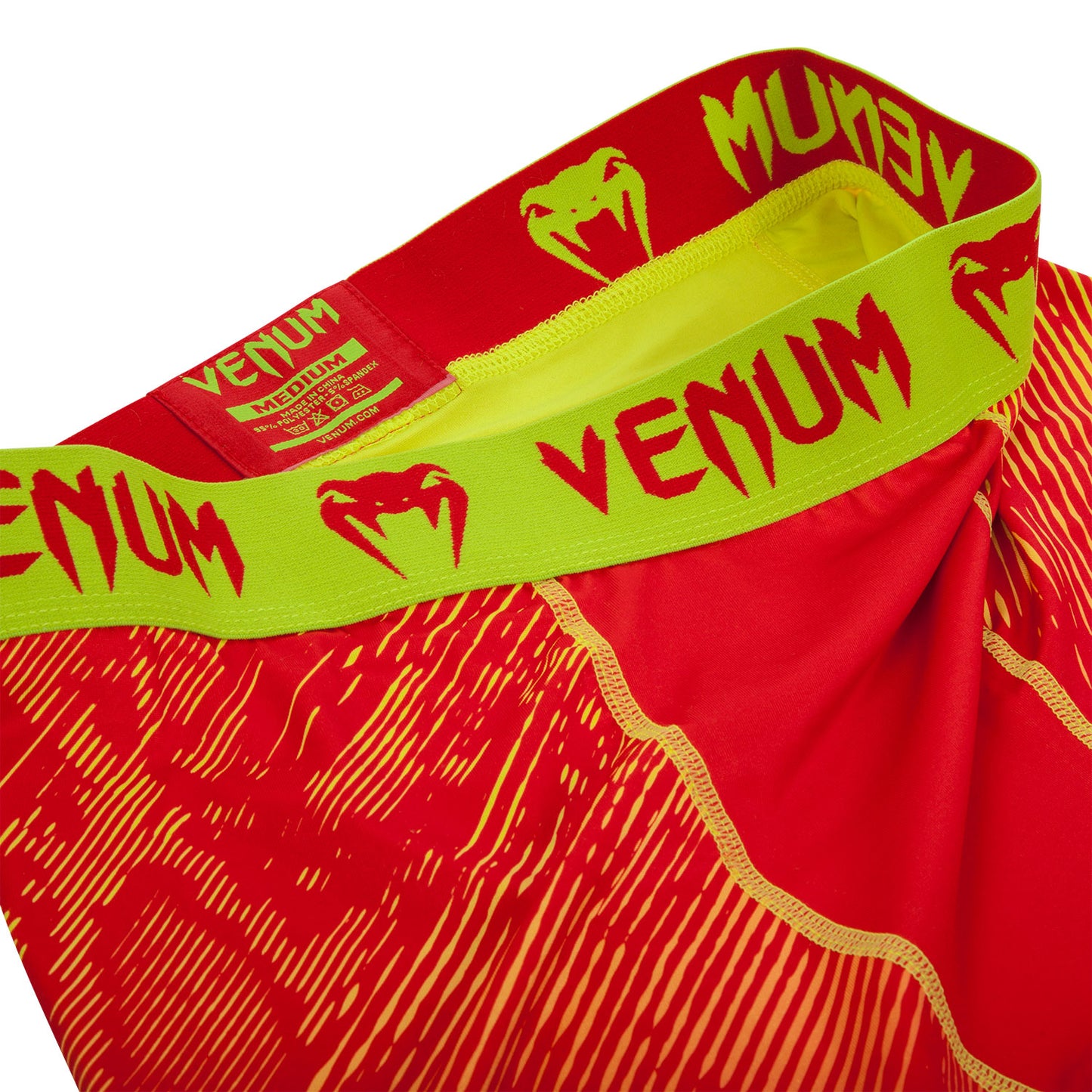 Venum Fusion コンプレッションショーツ - オレンジ/イエロー