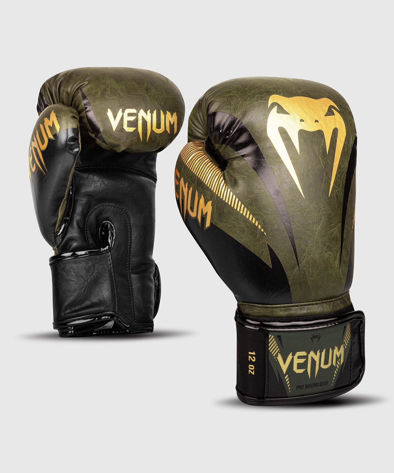 Venum Impact ボクシンググローブ - カーキ/ゴールド – Venum 日本