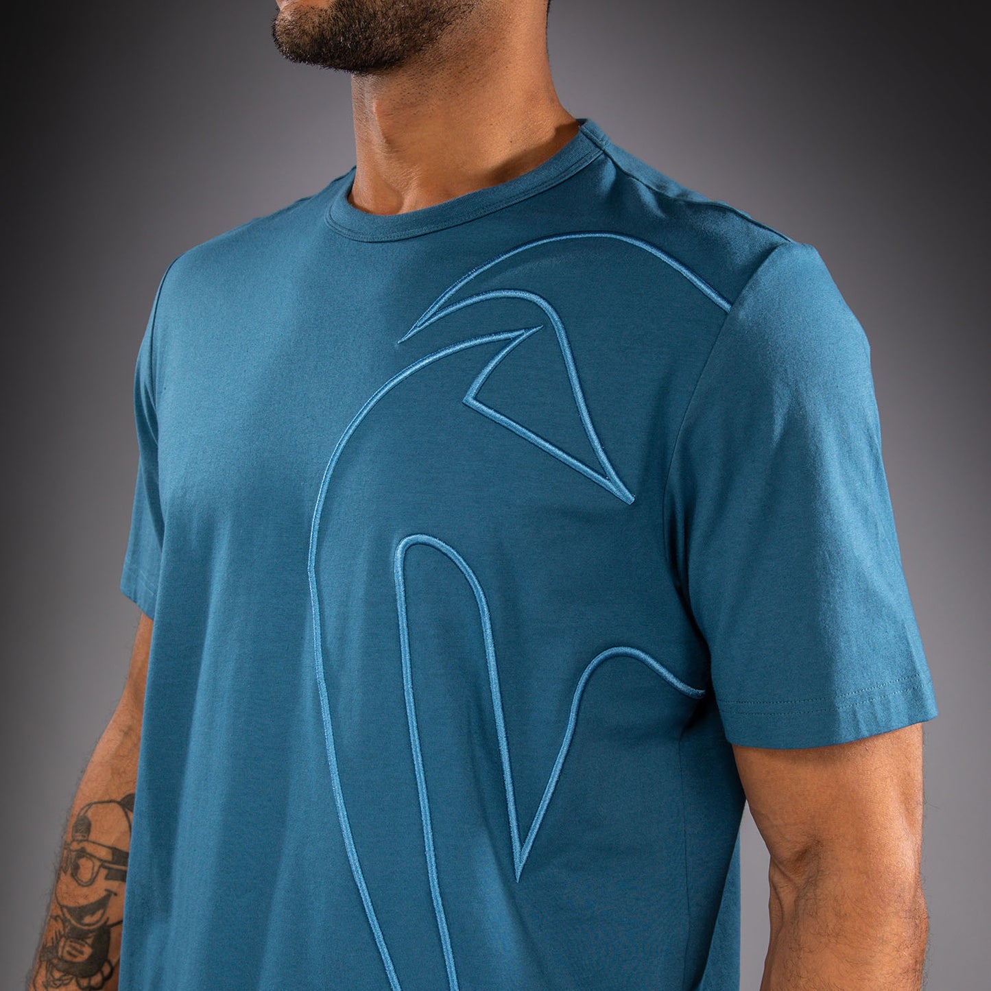 Venum Giant 3D コットンTシャツ - オーシャンブルー
