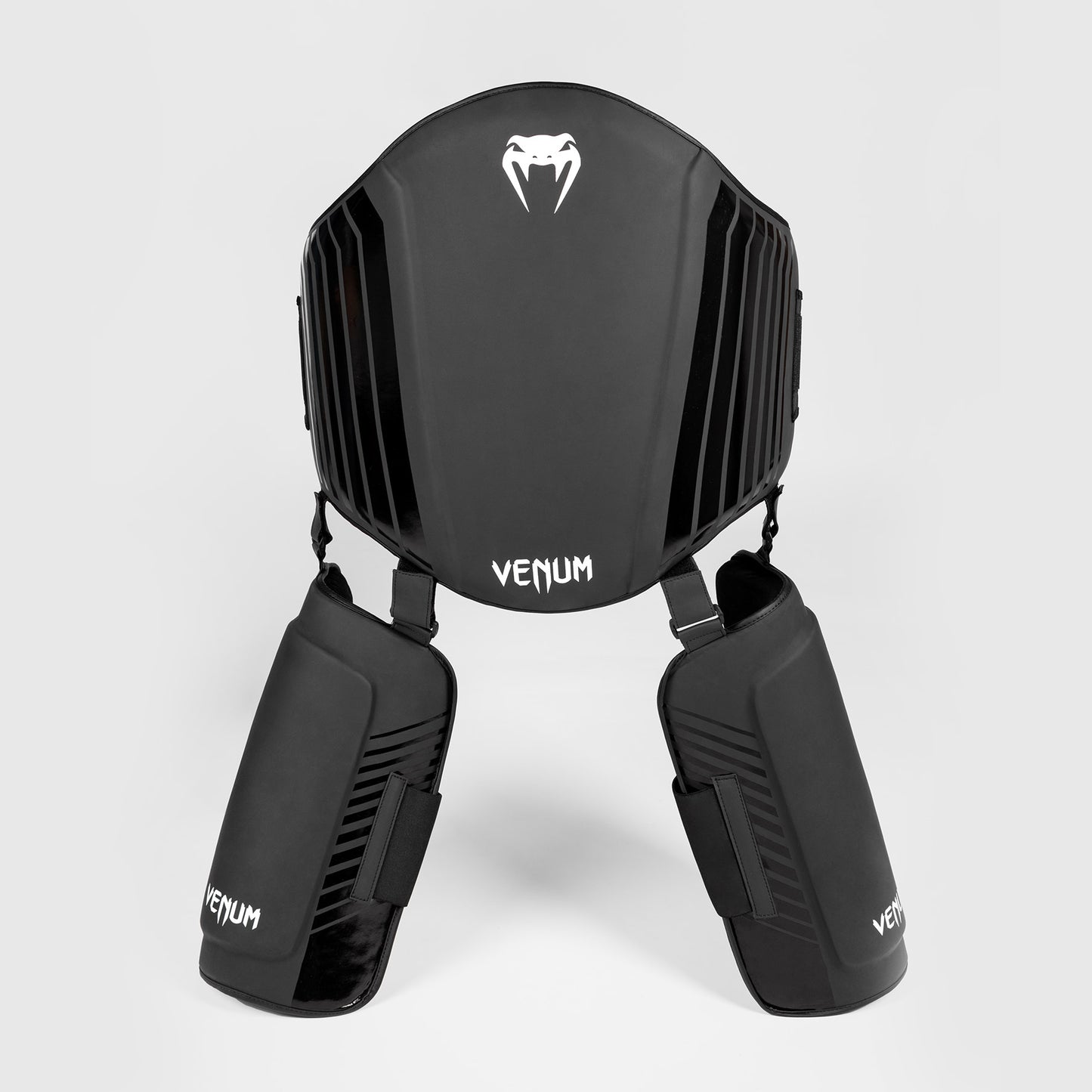 Venum Challenger ベリー＆レッグプロテクター - ブラック/ホワイト