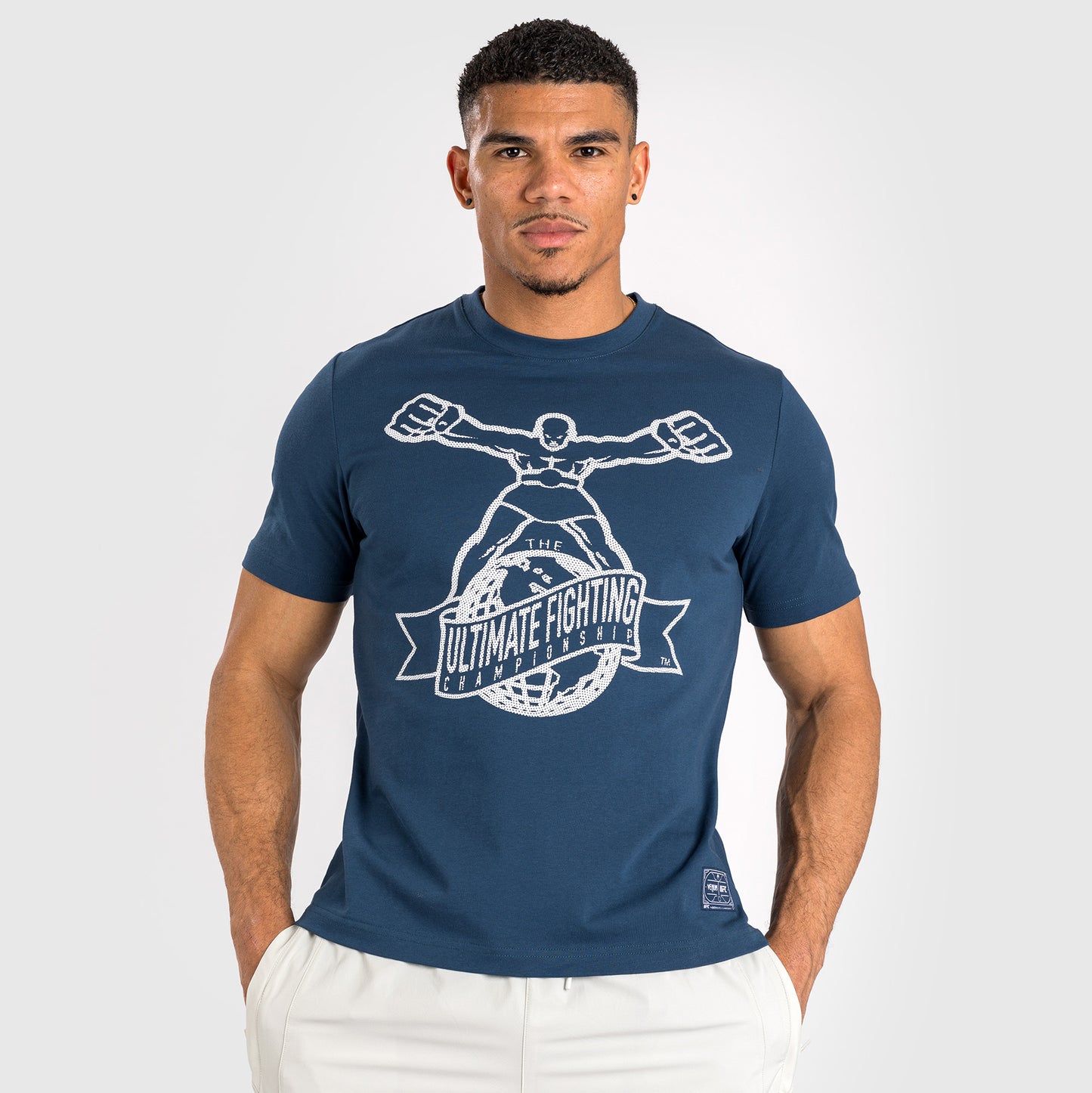 UFC by Venum Ulti-Man Tシャツ - ネイビーブルー/ホワイト