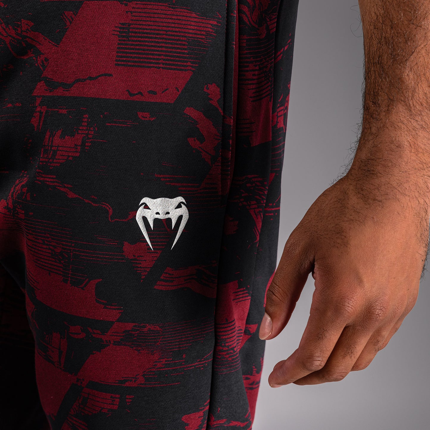 UFC Zenith by Venum Authentic Fight Week パンツ メンズ - ネイビーブルー/バーガンディ/シルバー