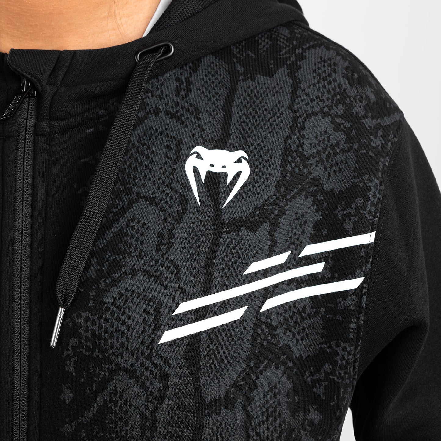 UFC Adrenaline by Venum Replica ウィメンズ・ジップパーカー - ブラック