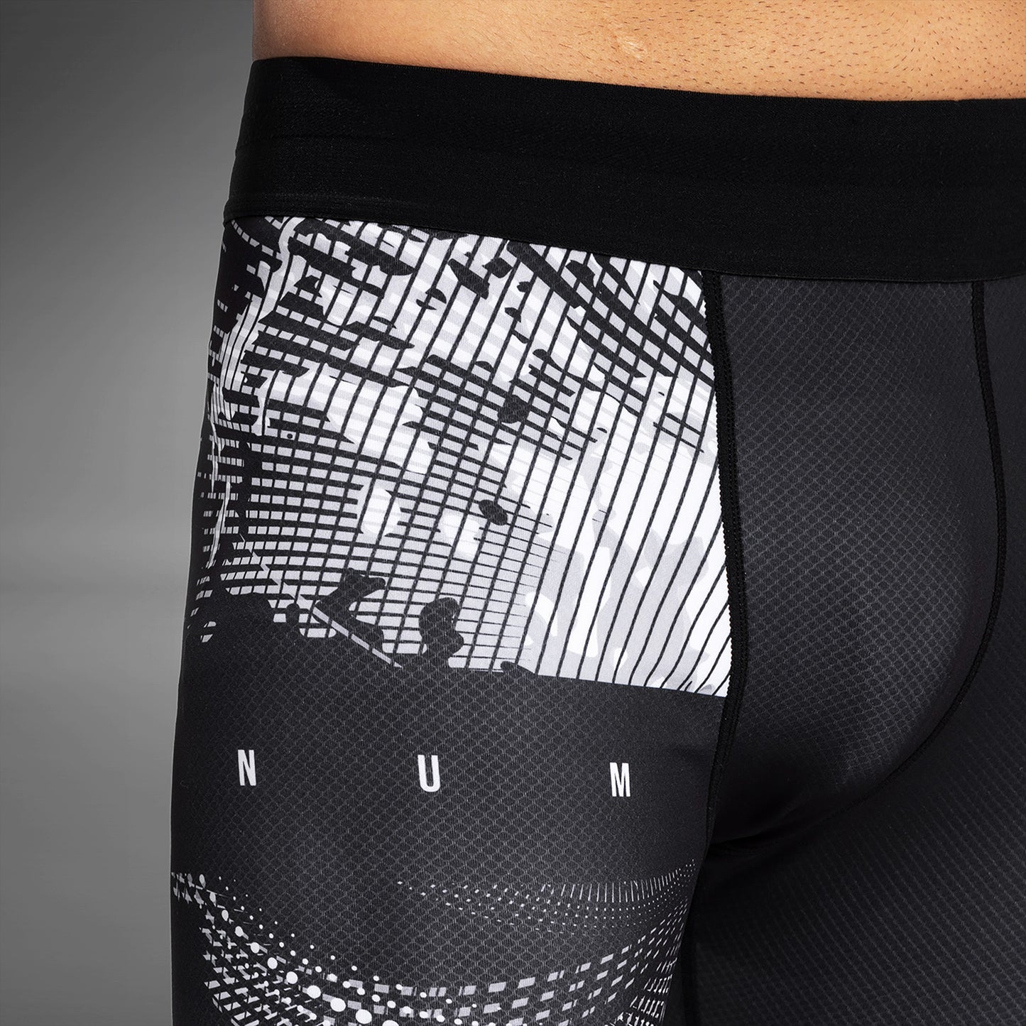Venum Gorilla Jungle コンプレッション パンツ - ブラック/ホワイト