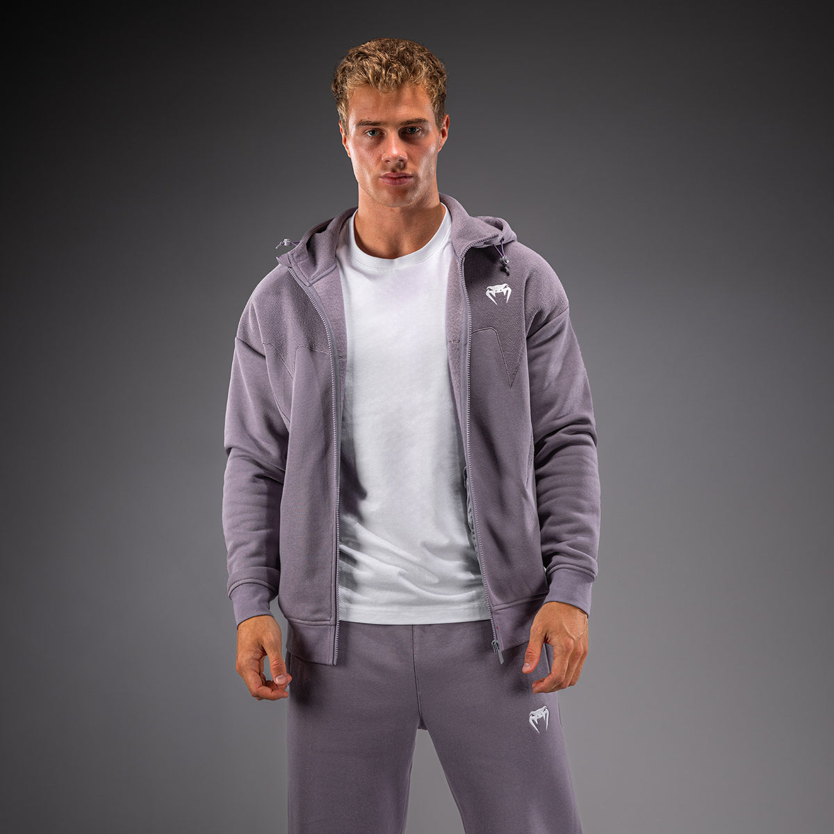 Venum Attack Fleece & Weave トラックジャケット - ラベンダーグレー