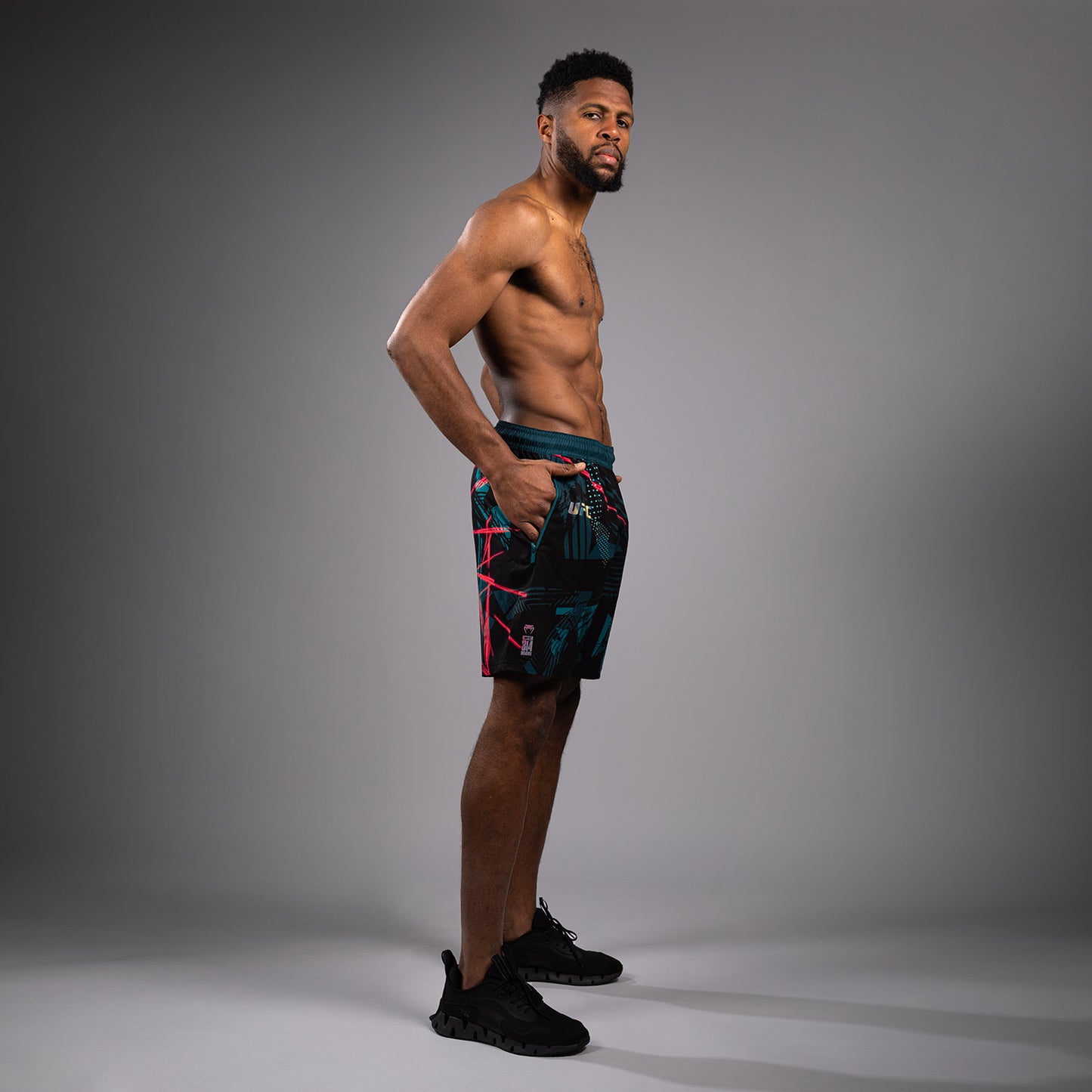 UFC Fusion By Venum Miami Edition Fight Week メンズ パフォーマンスショーツ - ブラック