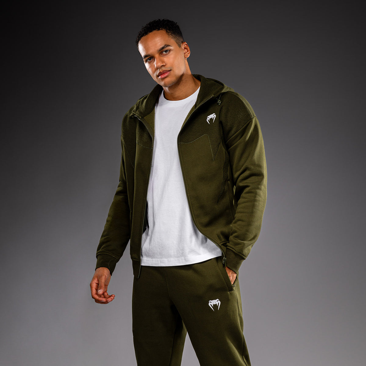 Venum Attack Fleece & Weave トラックジャケット - カーキ
