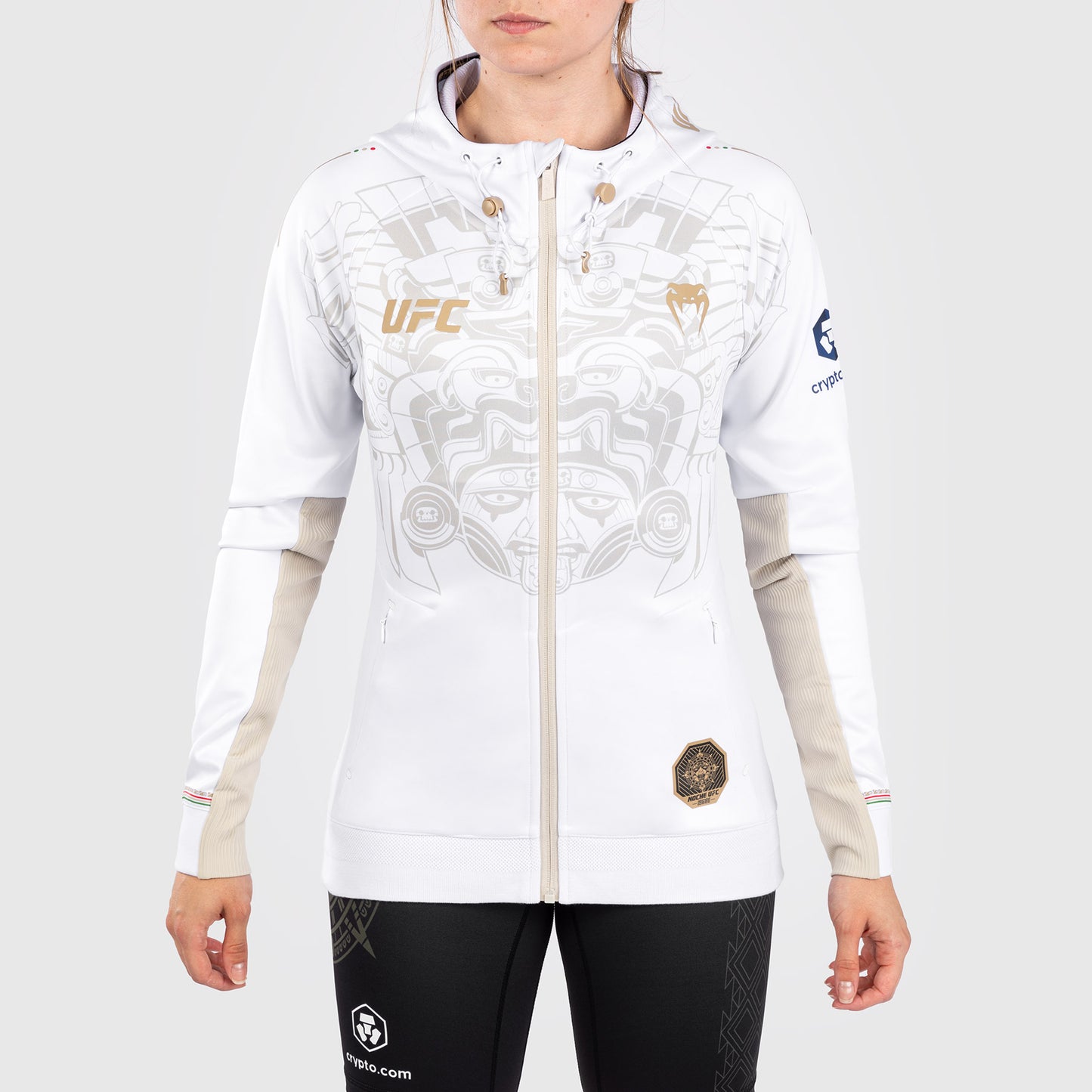 Noche UFC by Venum Authentic Fight Night レディース ウォークアウト パーカー - ホワイト