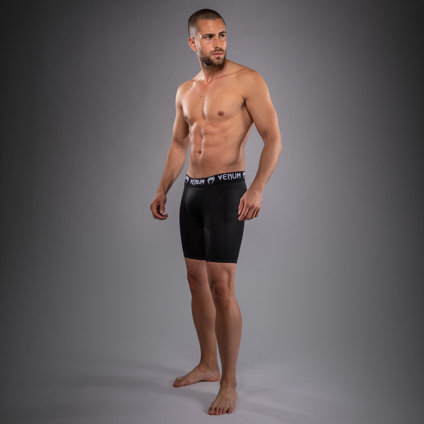Venum UFC Unity by Venum Authentic Fight Week メンズ テクニカル コンプレッションショーツ - ブラック