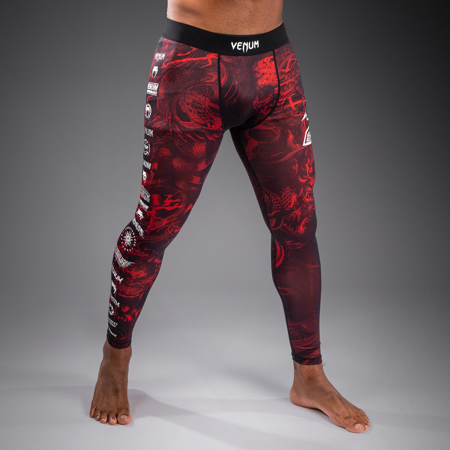 Venum 20th Anniversary スパッツ - ブラック/レッド