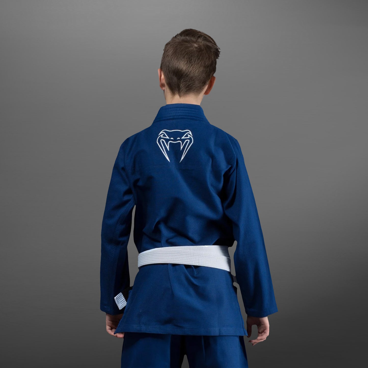 Venum Contender キッズ BJJ 着（無料のホワイトカラーベルト付き）- ブルー
