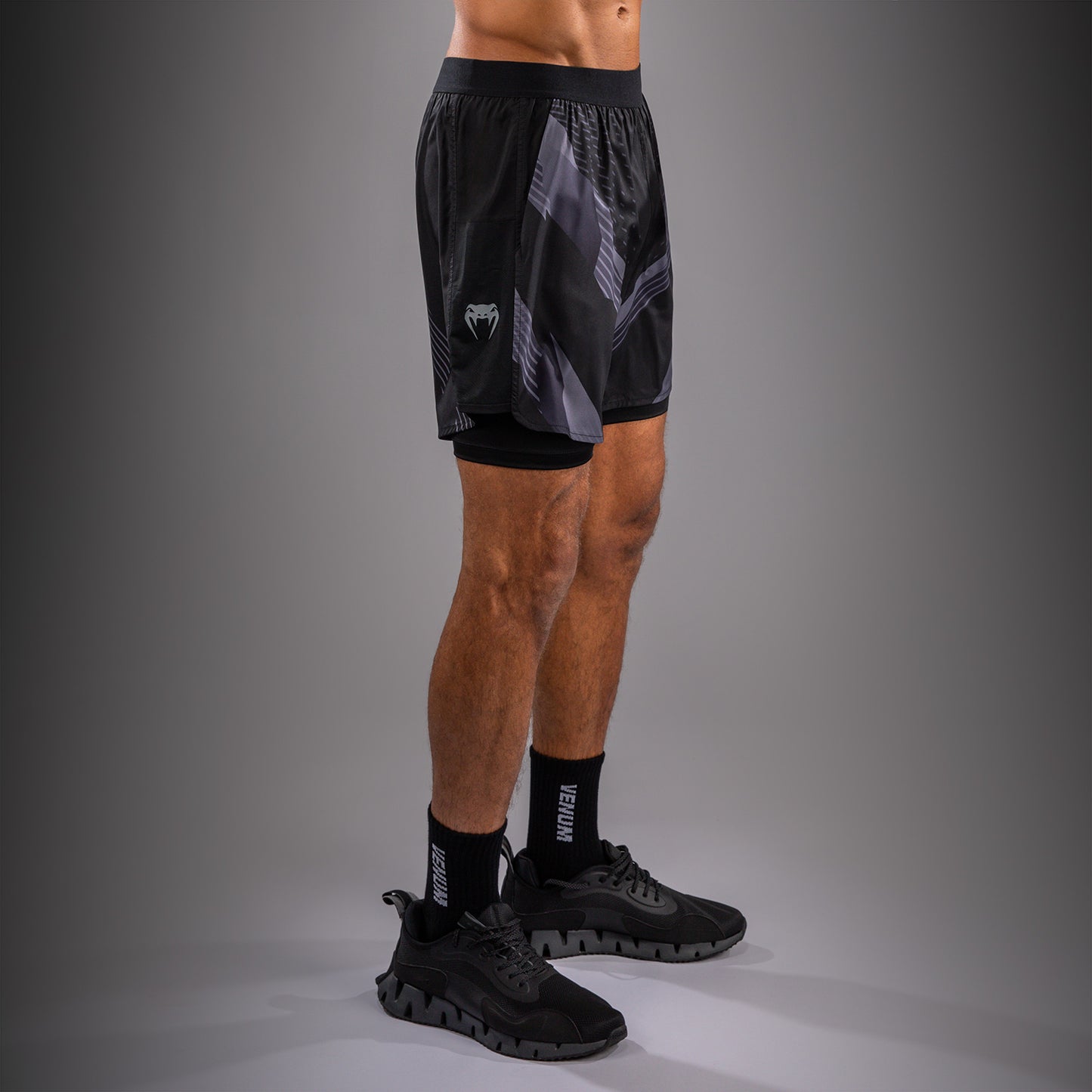 Venum No-Gi 6.0 トレーニングショーツ - ブラック/グレー