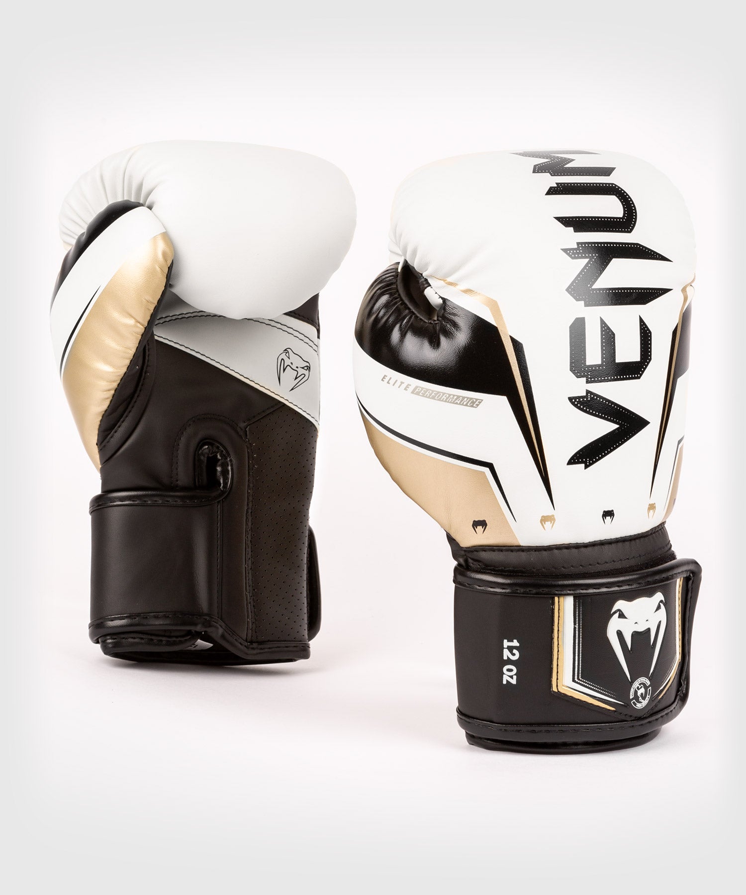 ボクシンググローブ VENUM 白 金 ホワイト ゴールド 8オンス