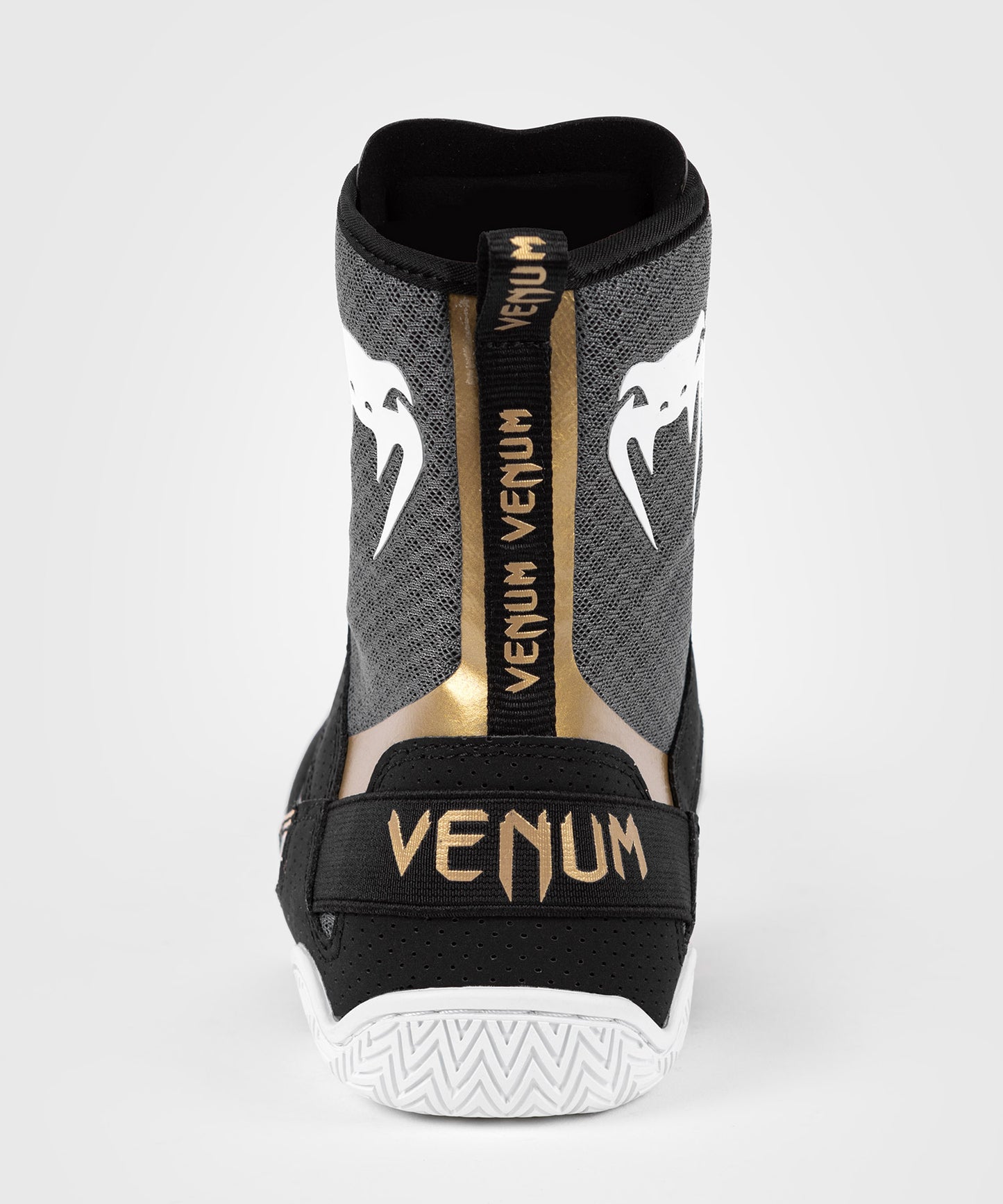 Venum Elite ボクシング・シューズ - ブラック/ホワイト/ゴールド