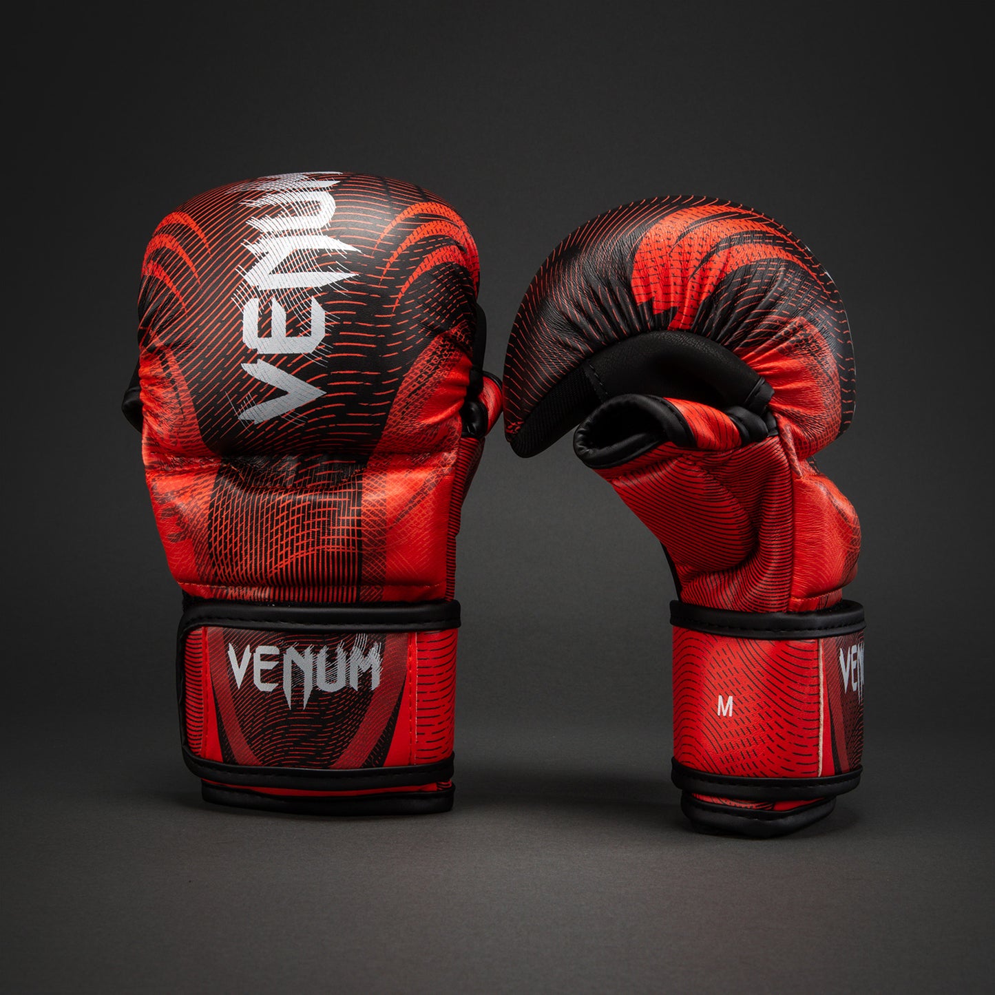 Venum Galactic 3.0 スパーリンググローブ - レッド/シルバー