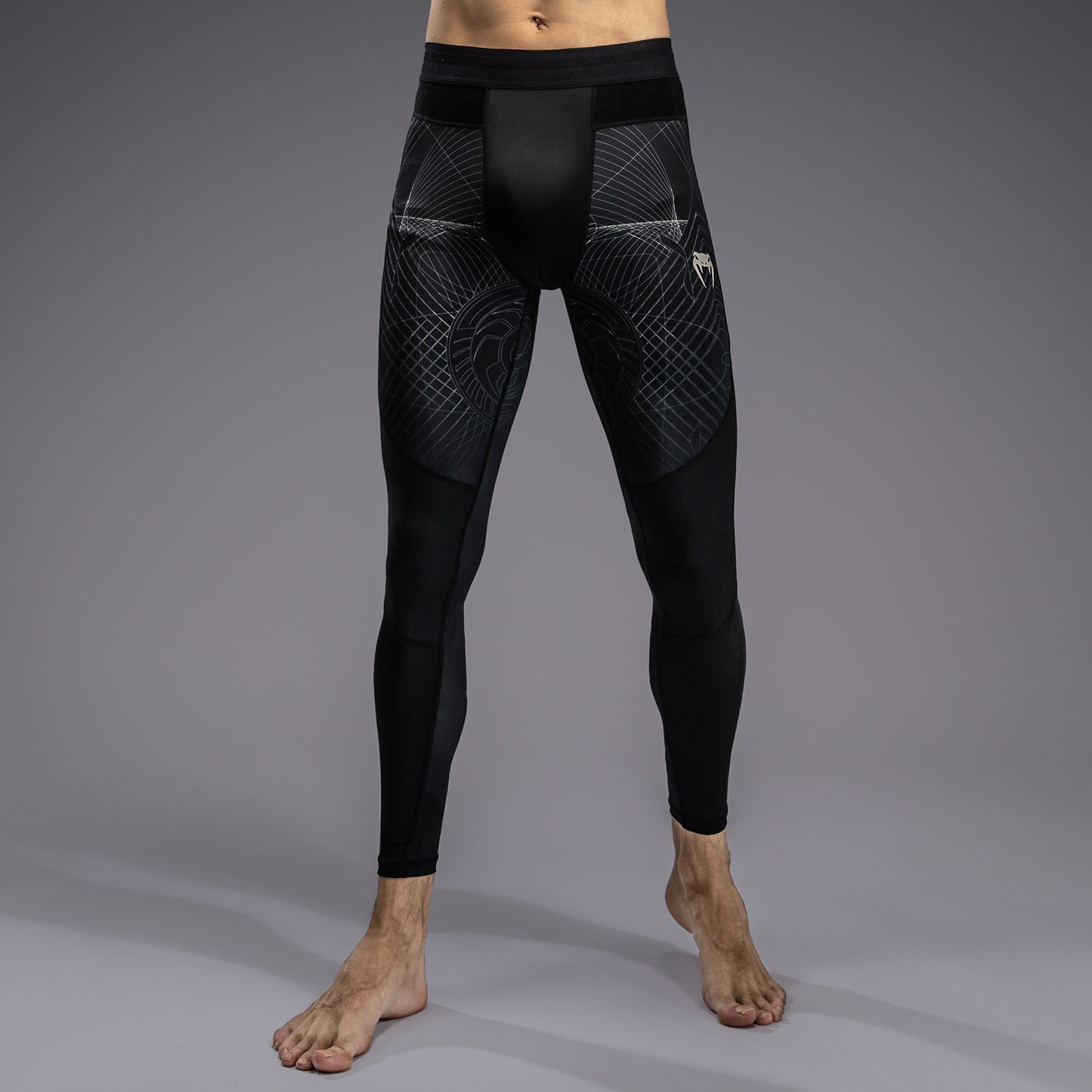 Venum G-Fit Air スパッツ メンズ - ディープブラック/デザートサンド