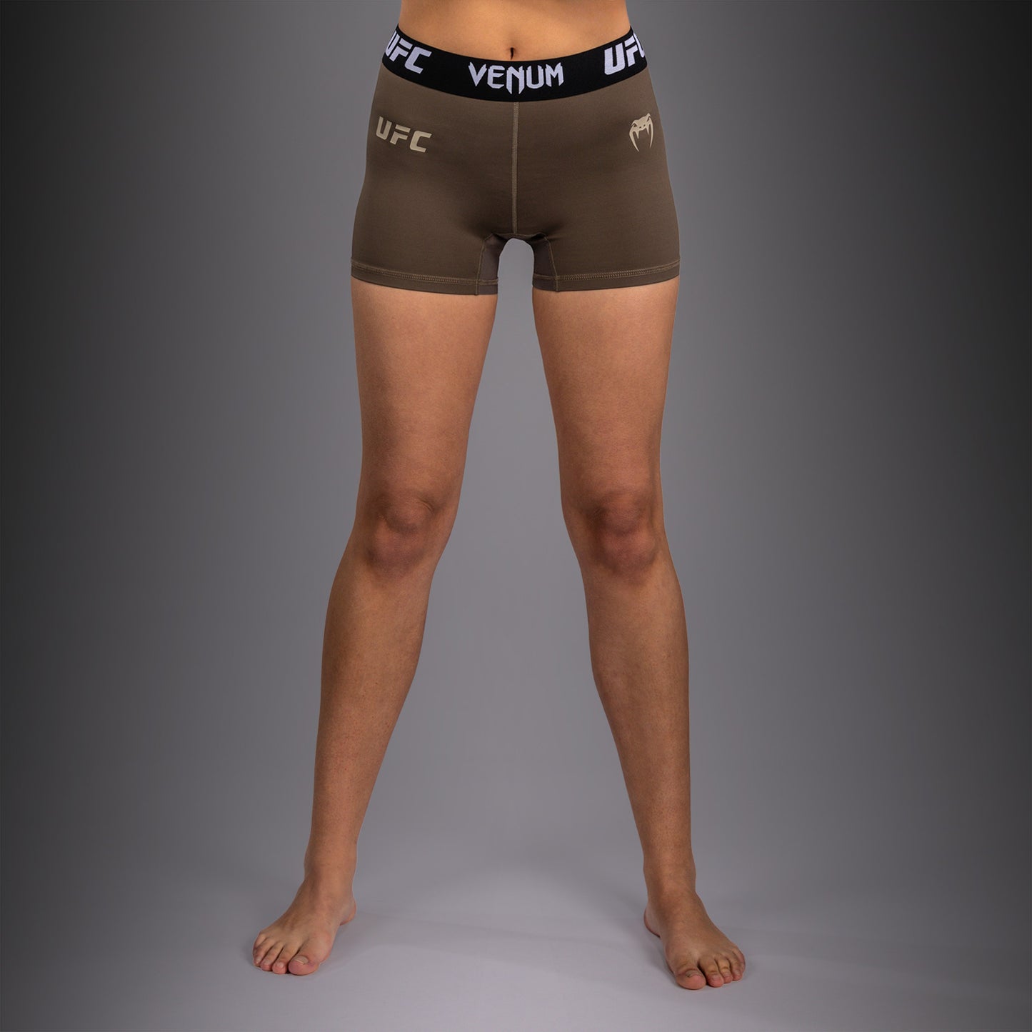 Venum UFC Unity by Venum Authentic Fight Week ウィメンズ テクニカル コンプレッションショーツ - ブラウン