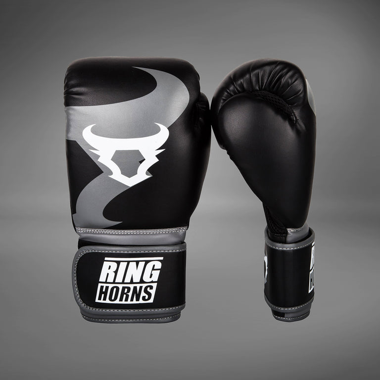 RING HORNS ボクシンググローブ 16oz ブラック 144021ab2ad4d2ea607849c39a474f