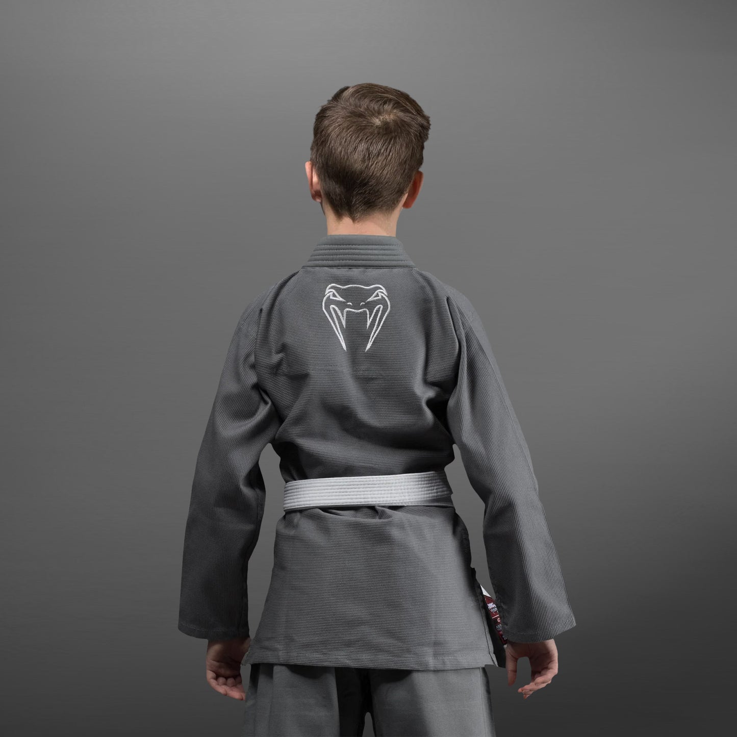 Venum Contender キッズ BJJ 着（無料のホワイトカラーベルト付き）- グリ