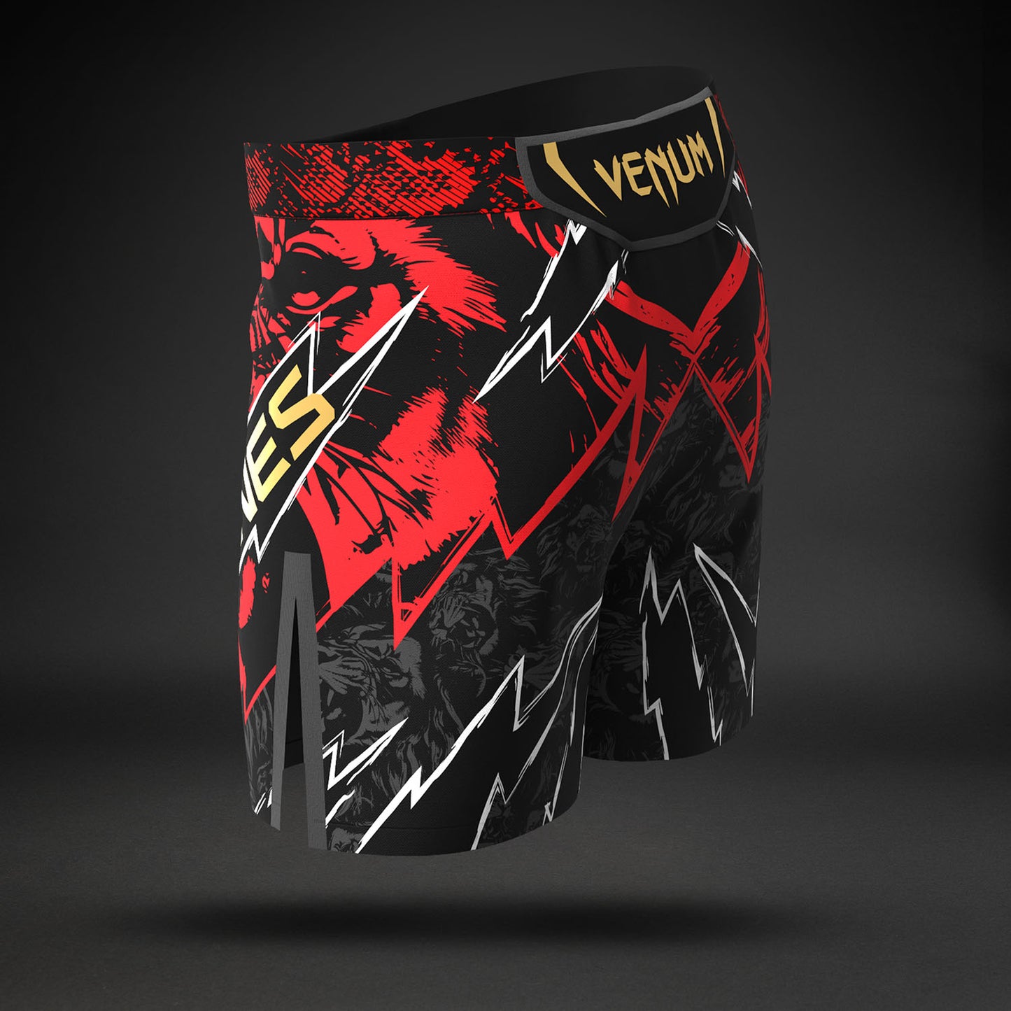 UFC Unrivaled by Venum Jon Jones 男性 ショートフィットファイトショート - レッド