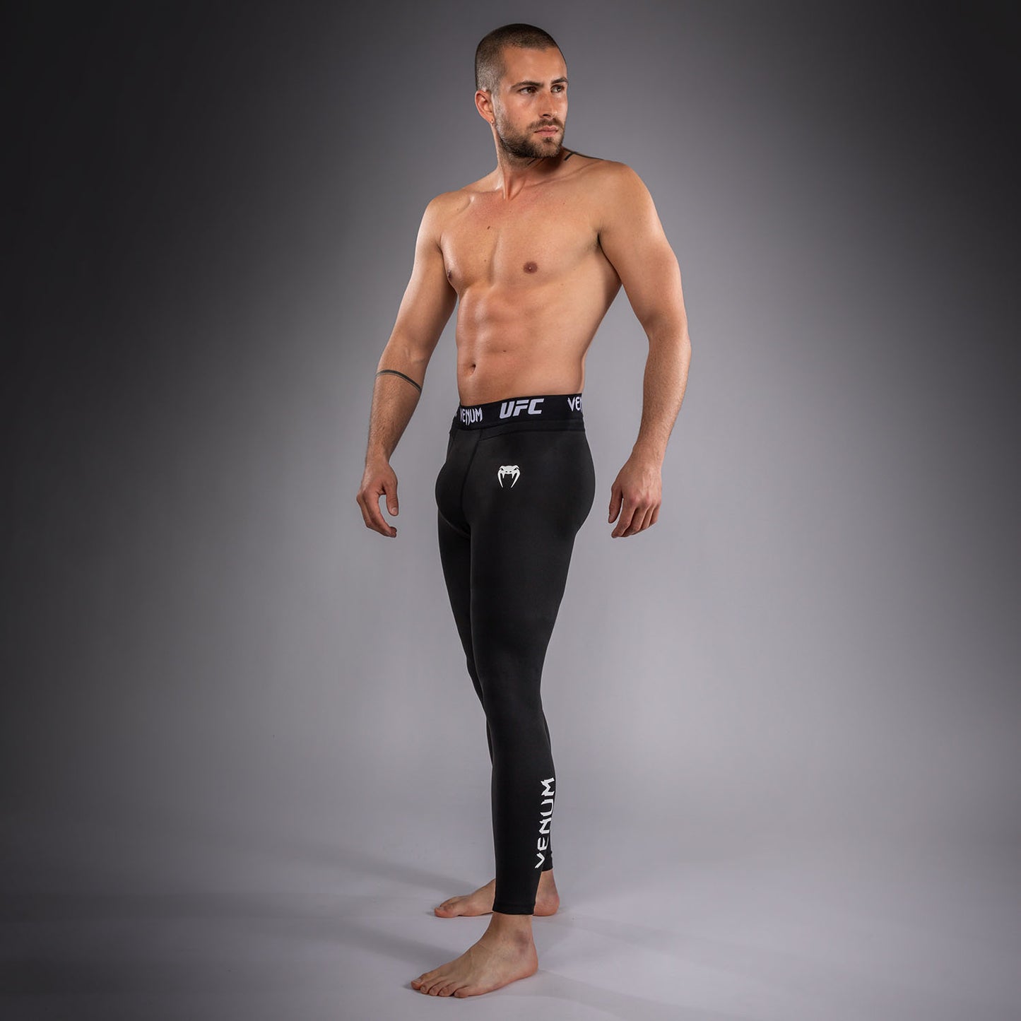 Venum UFC Unity by Venum Authentic Fight Week メンズ テクニカル コンプレッションタイツ - ブラック