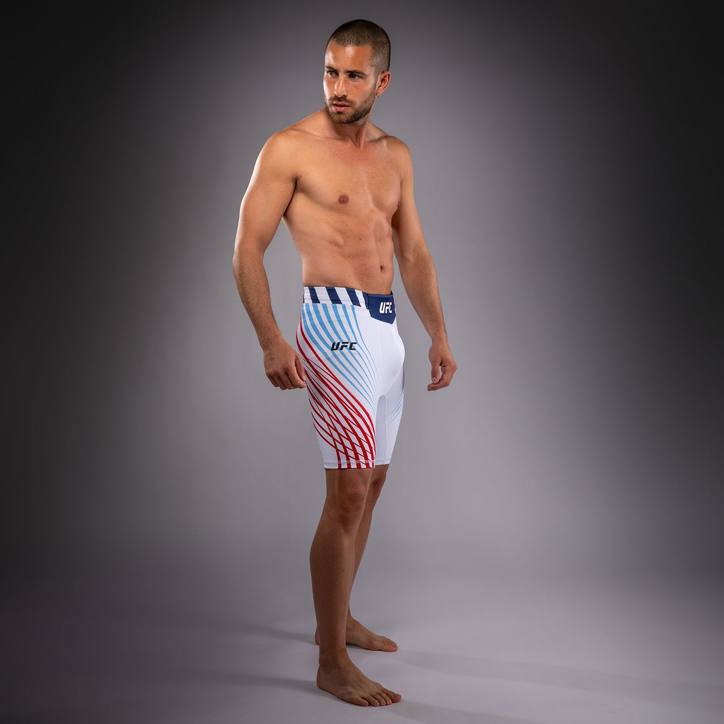 UFC Freedom 250 by Venum メンズ Custom Authentic Fight Night ヴァーリトゥード ショーツ - ホワイト
