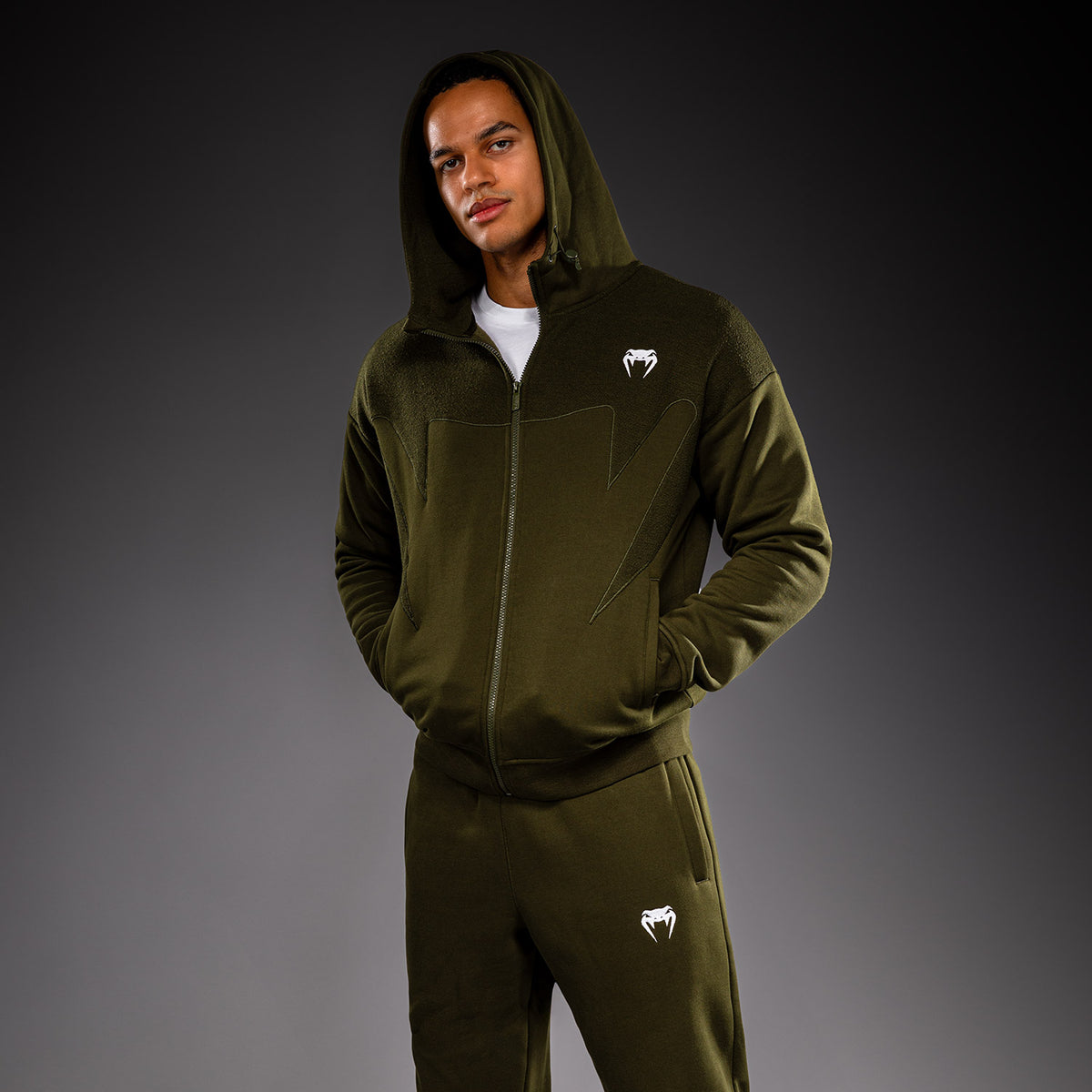 Venum Attack Fleece & Weave トラックジャケット - カーキ