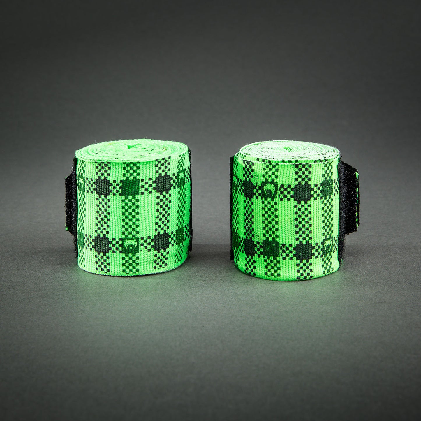 Venum Kontact Evo Tartan ハンドラップ - ネオングリーン