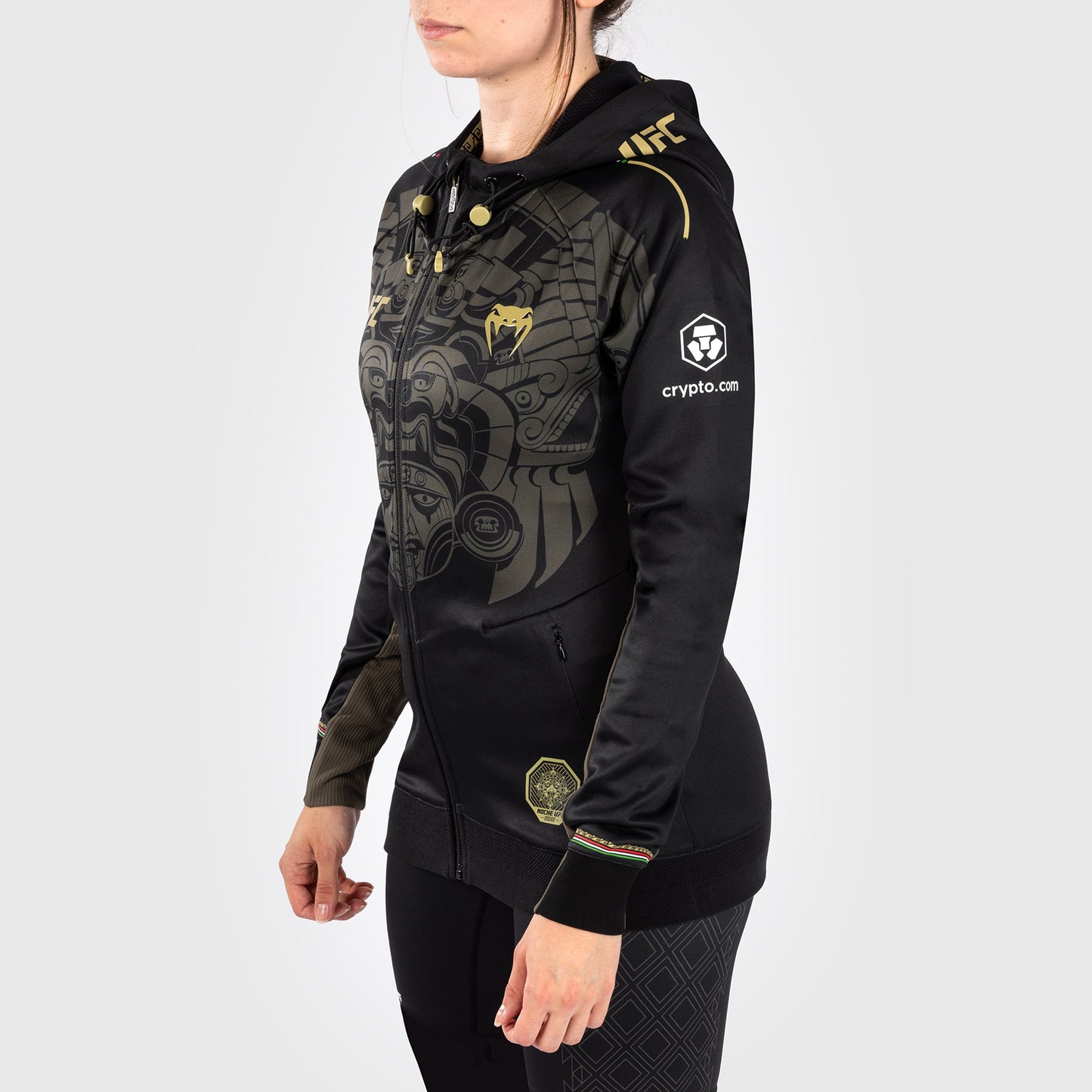 Noche UFC by Venum Authentic Fight Night レディース ウォークアウト パーカー - ブラック
