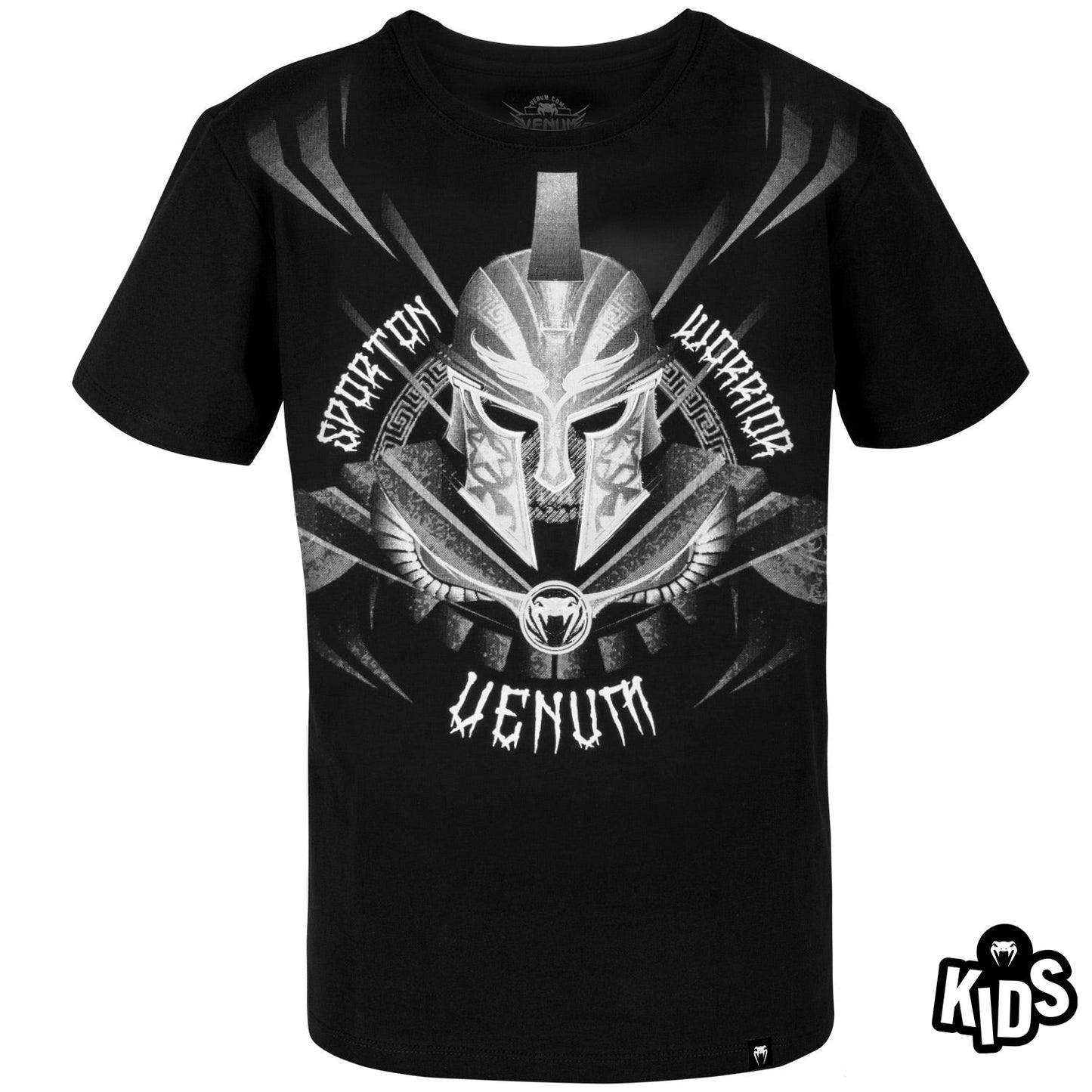 Venum Gladiator キッズTシャツ - ブラック/ホワイト