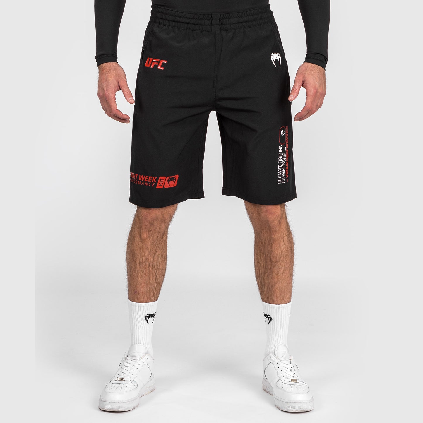 UFC Adrenaline by Venum Fight Week メンズ・パフォーマンス・ショーツ - ブラック