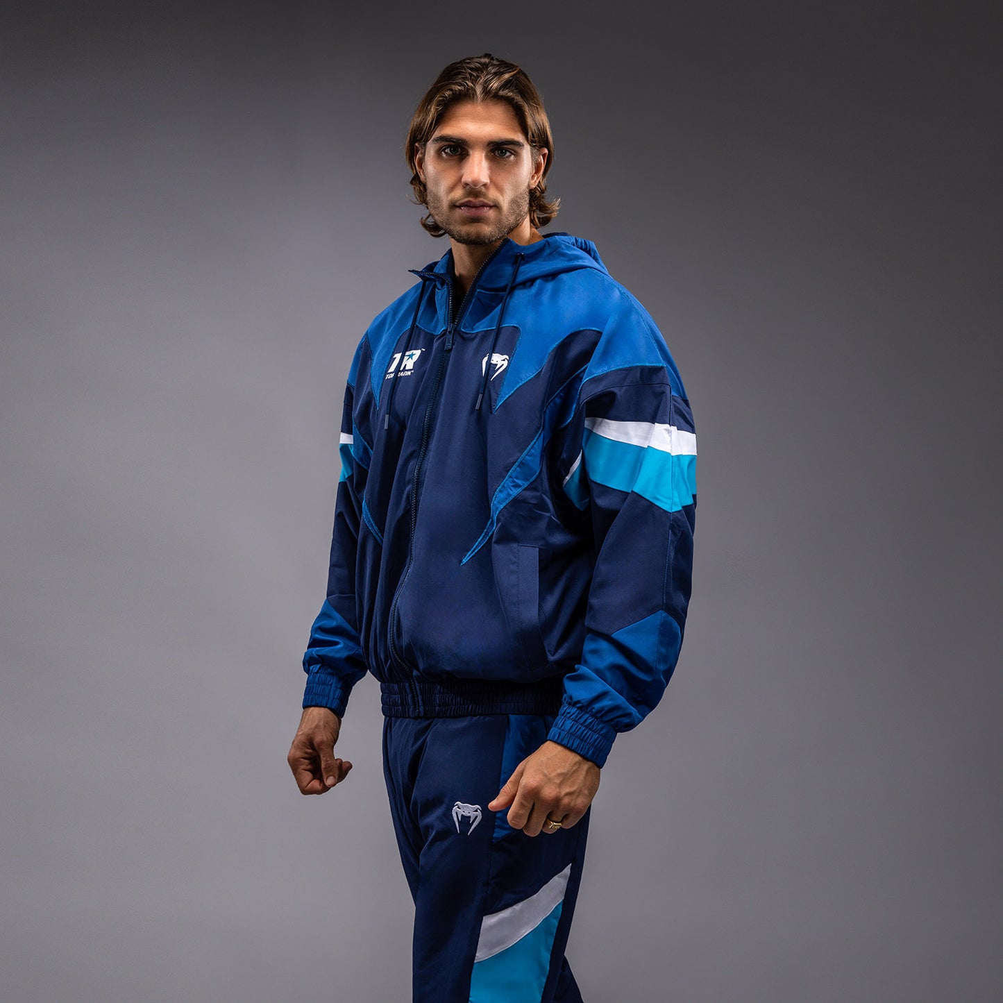Venum x Top Rank Original メンズ フーディ付きトラックジャケット - ネイビーブルー