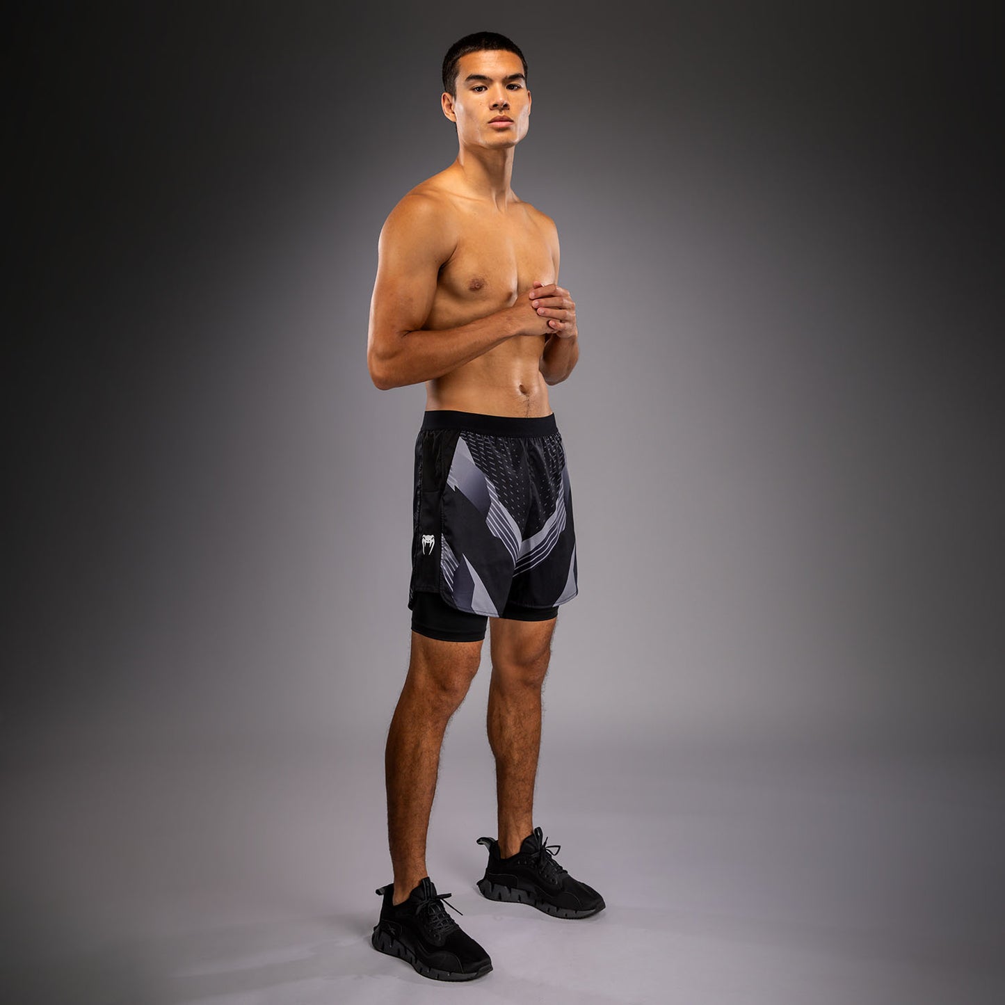 Venum No-Gi 6.0 トレーニングショーツ - ブラック/ホワイト