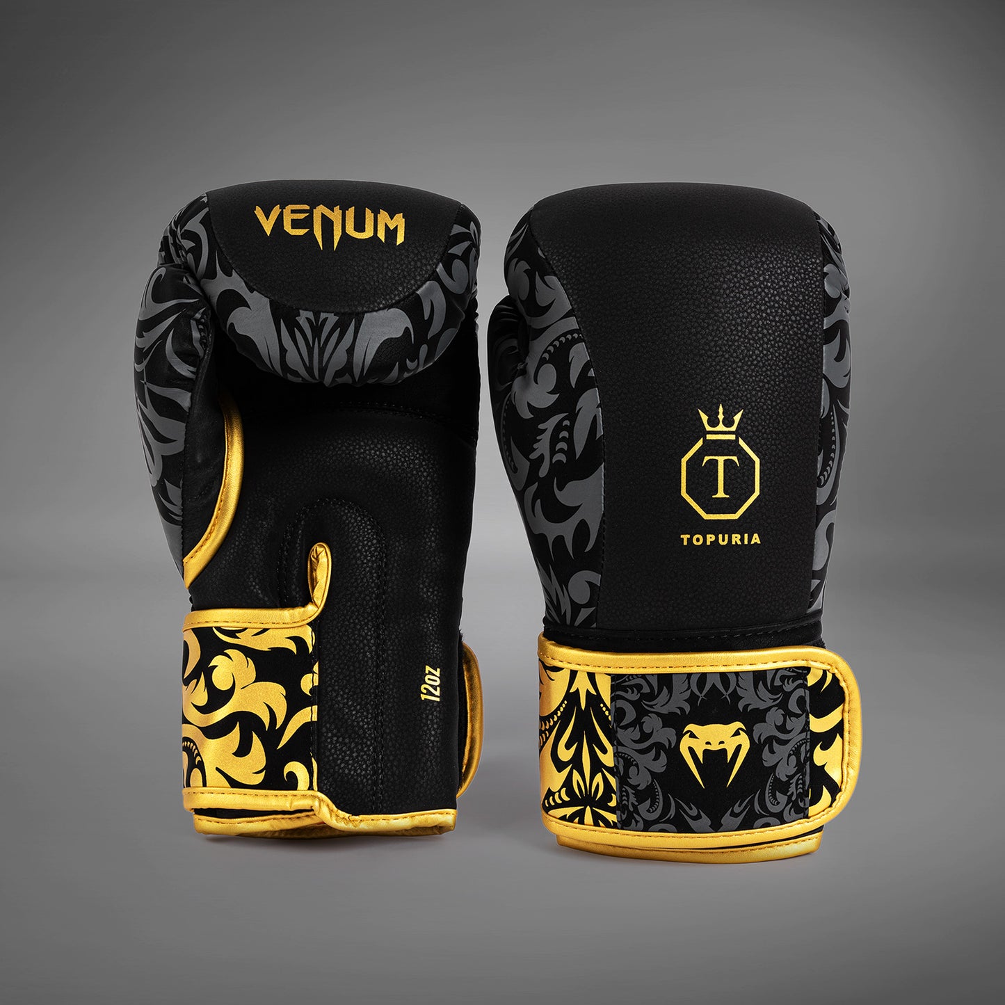 Venum x Topuria Unmatched Edition ボクシング グローブ - ブラック/ゴールド